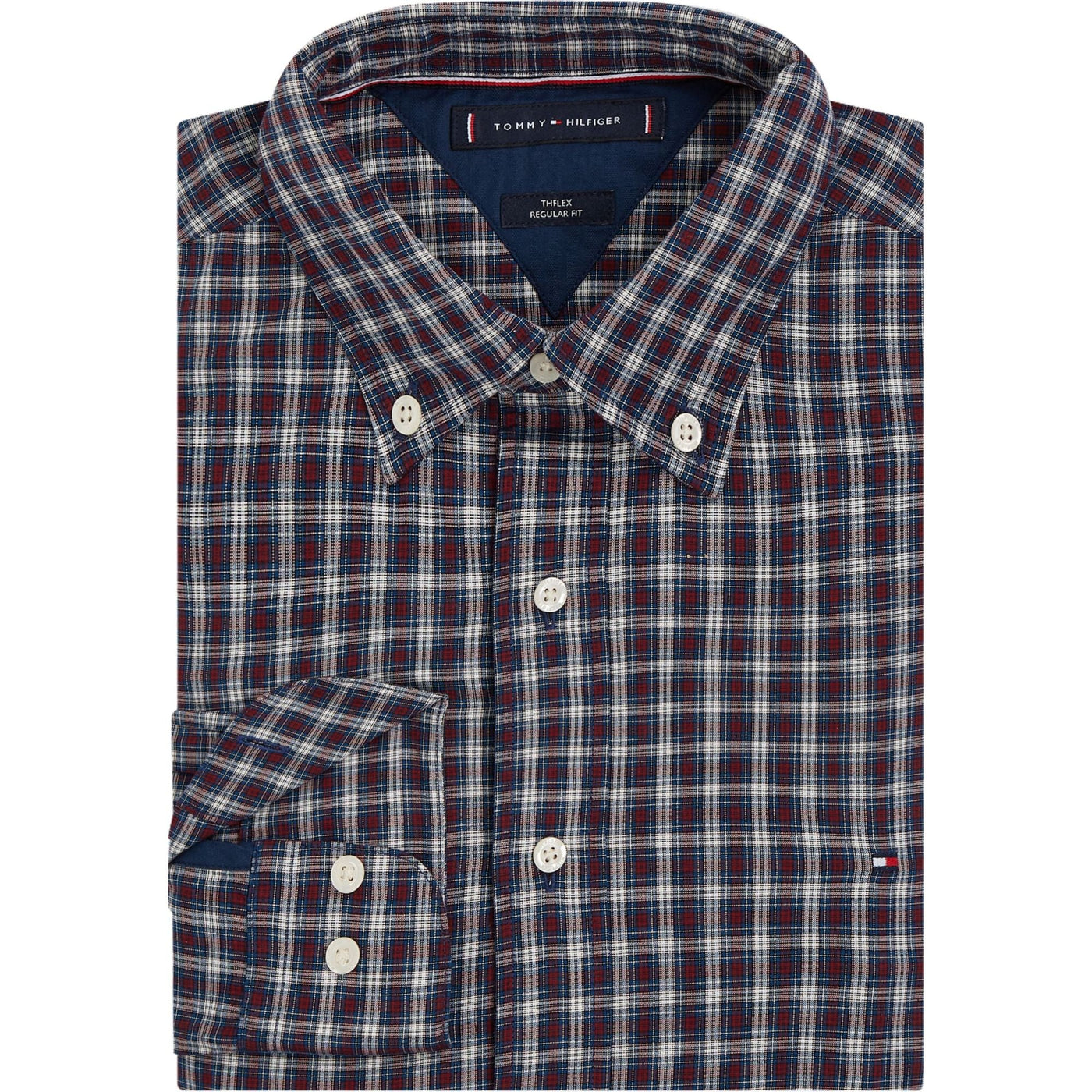 Tommy Hilfiger Camisa Nat. Soft Flex Mini Tartan Rf · Gris Azul marino · imagen 3