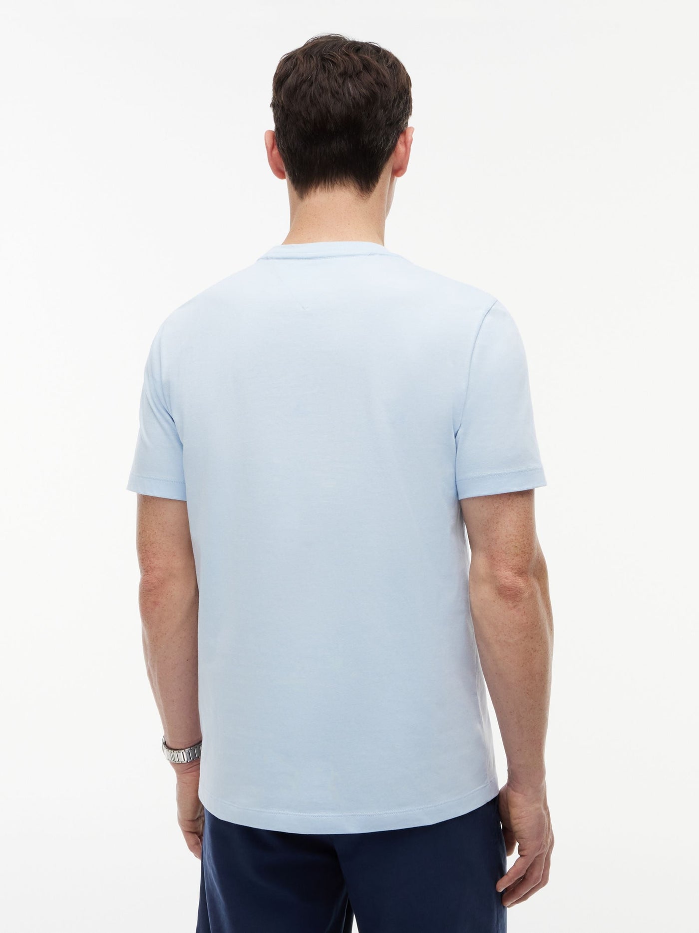 Camiseta Script Logo Azul | Tommy Hilfiger · imagen 4