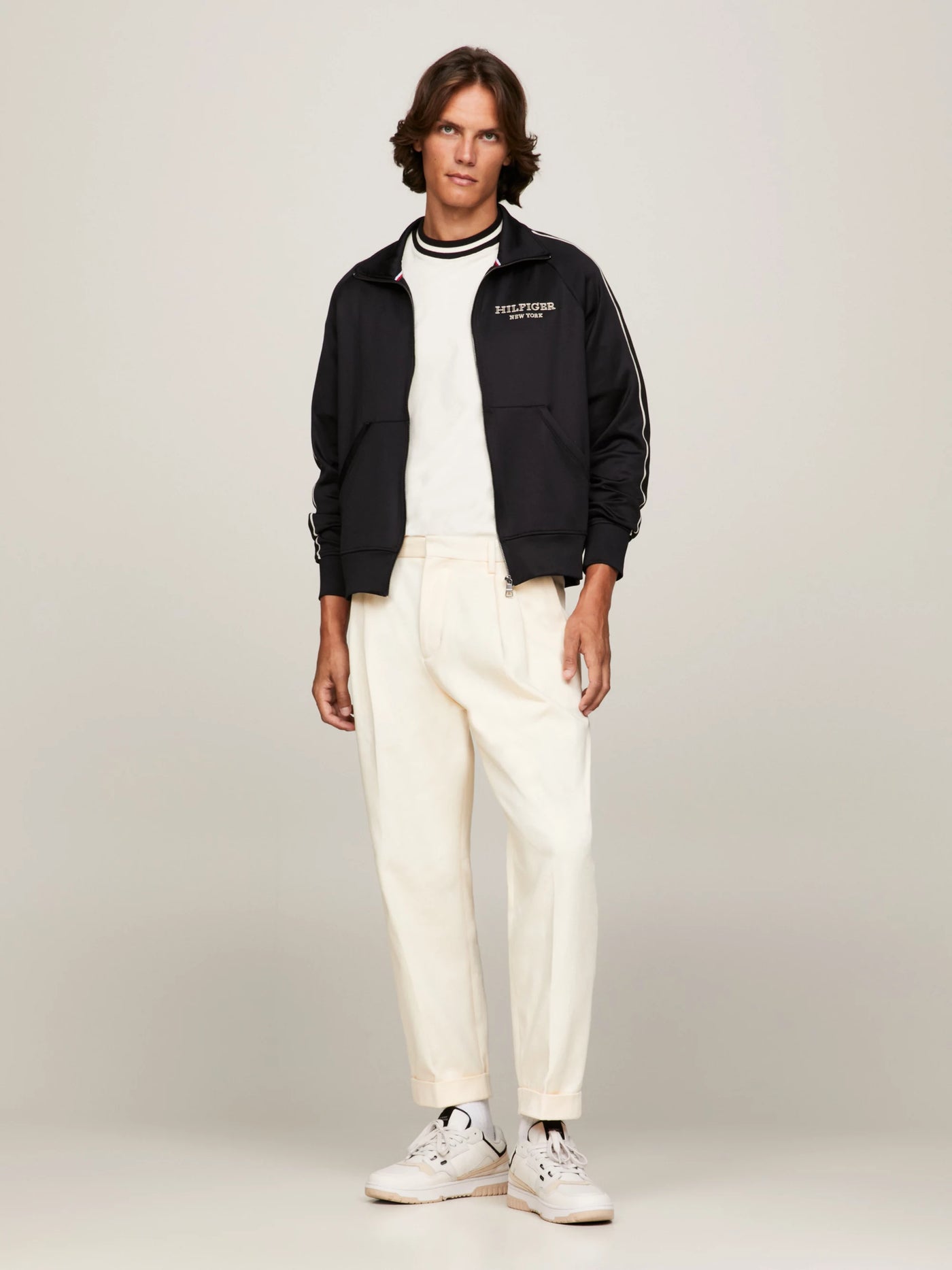 Tommy Hilfiger Sudadera Monotype Track Zip Through · Negro · imagen 2