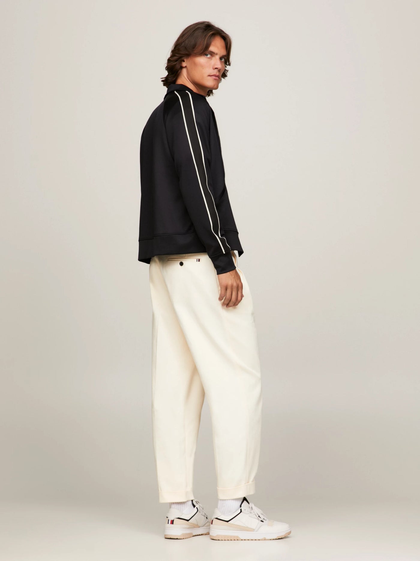 Tommy Hilfiger Sudadera Monotype Track Zip Through · Negro · imagen 4
