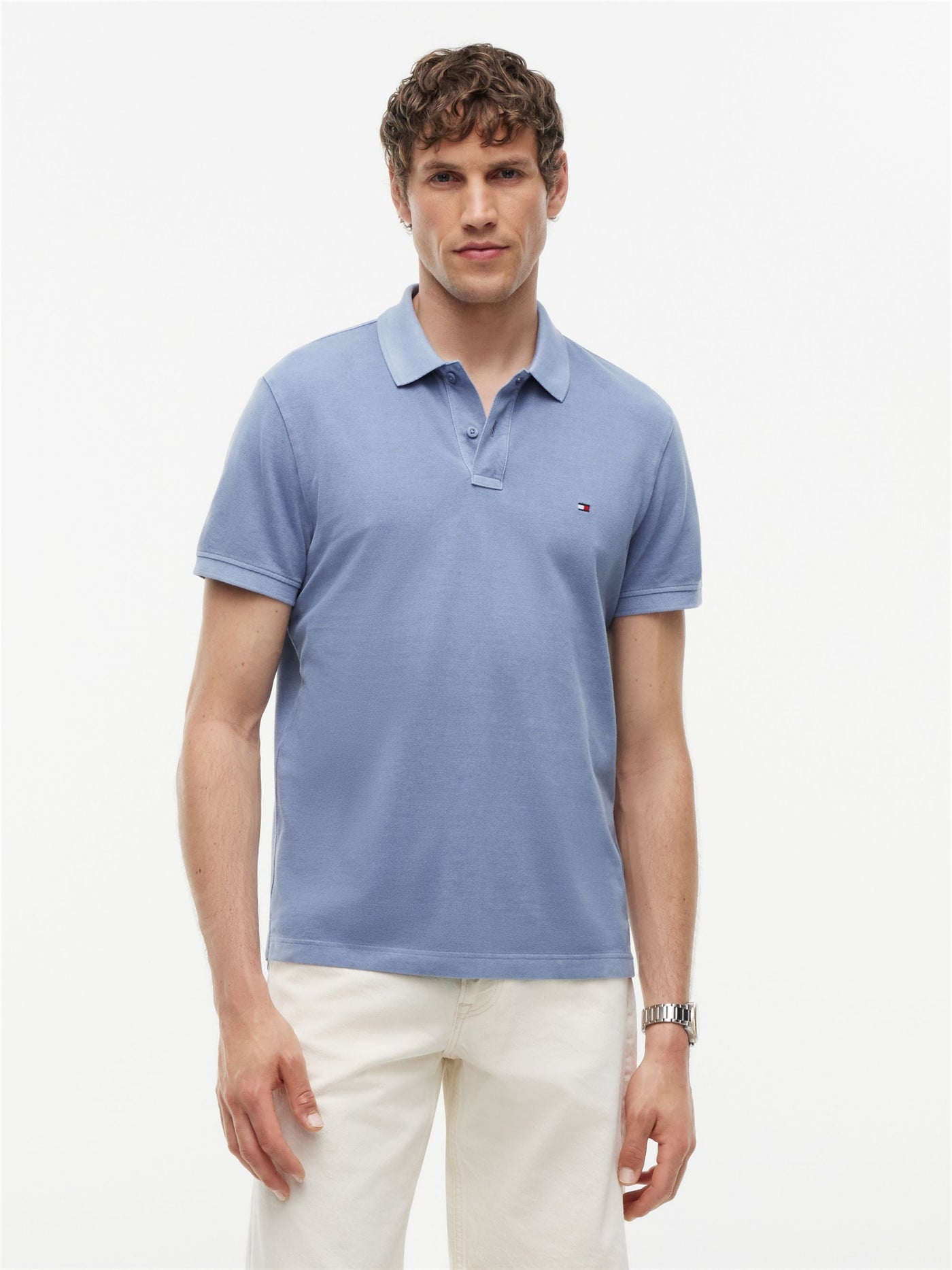 Polo Garment Dye Azul | Tommy Hilfiger · imagen 1