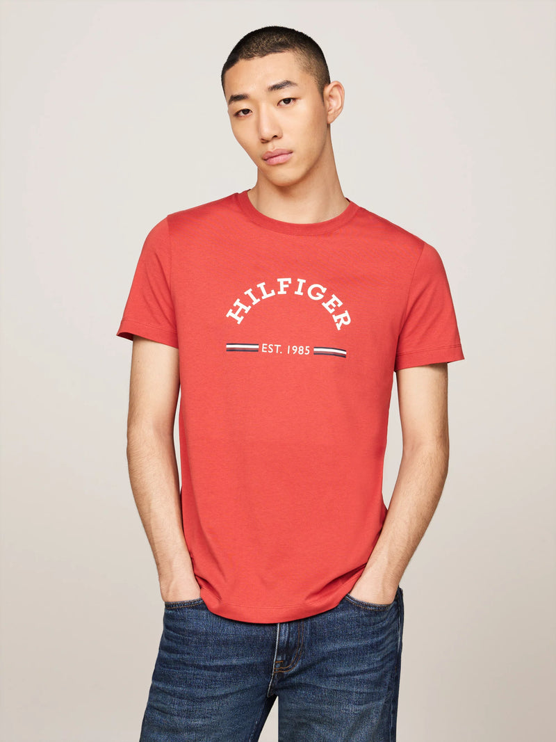 Camisetas Tommy Hilfiger Hombre Rwb Arch Gs Tee · Rojo Azul marino