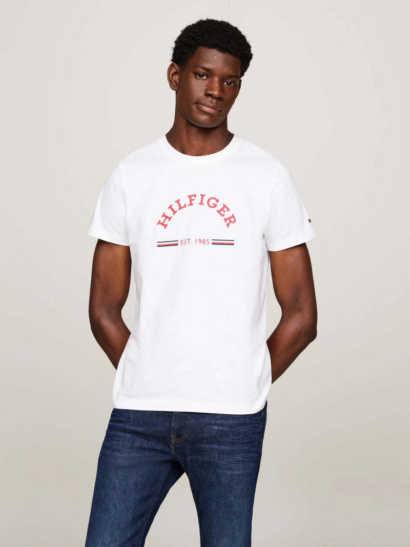 Camisetas Tommy Hilfiger Hombre Rwb Arch Gs Tee · Azul marino Rojo