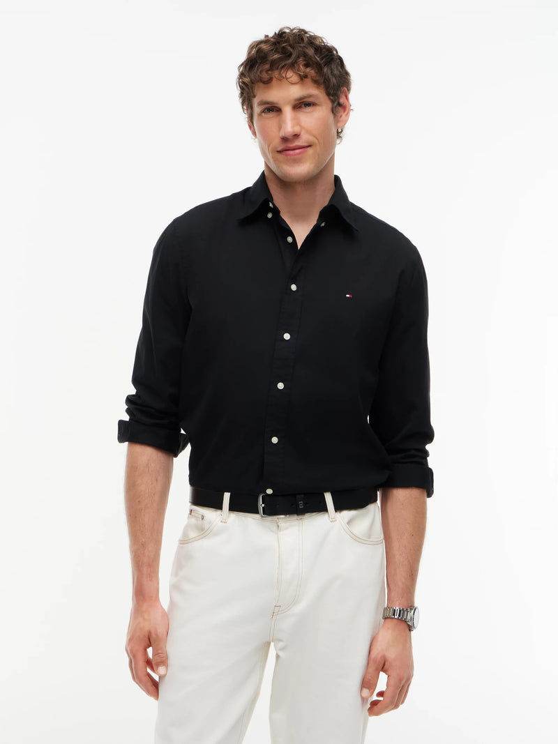 Tommy Hilfiger Camisa Core Flex Poplin Solid Rf Shirt
