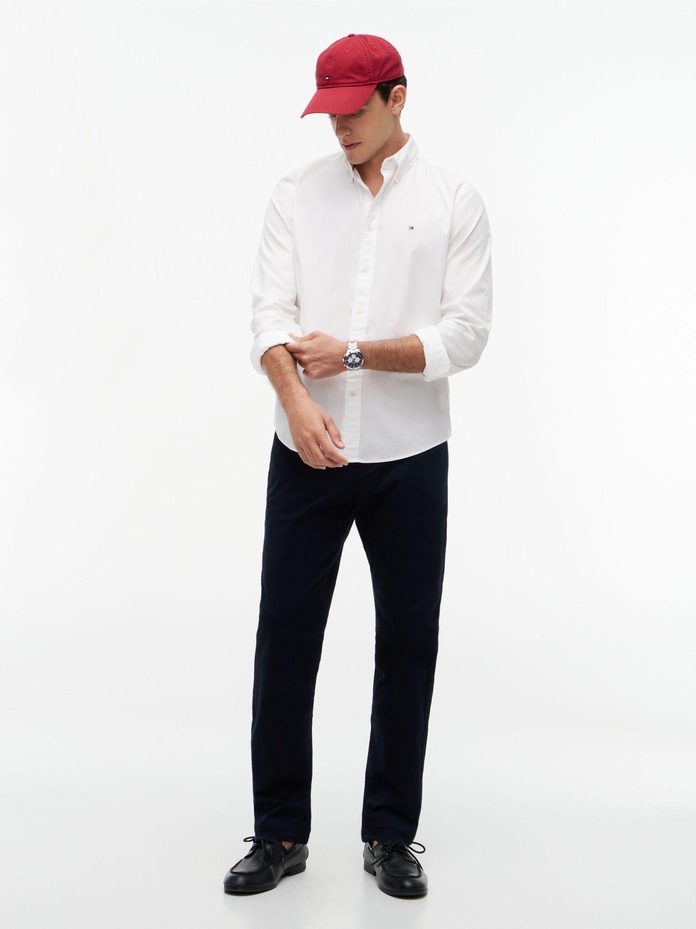 Tommy Hilfiger Camisa Core Flex Poplin Solid Rf Shirt · imagen 4