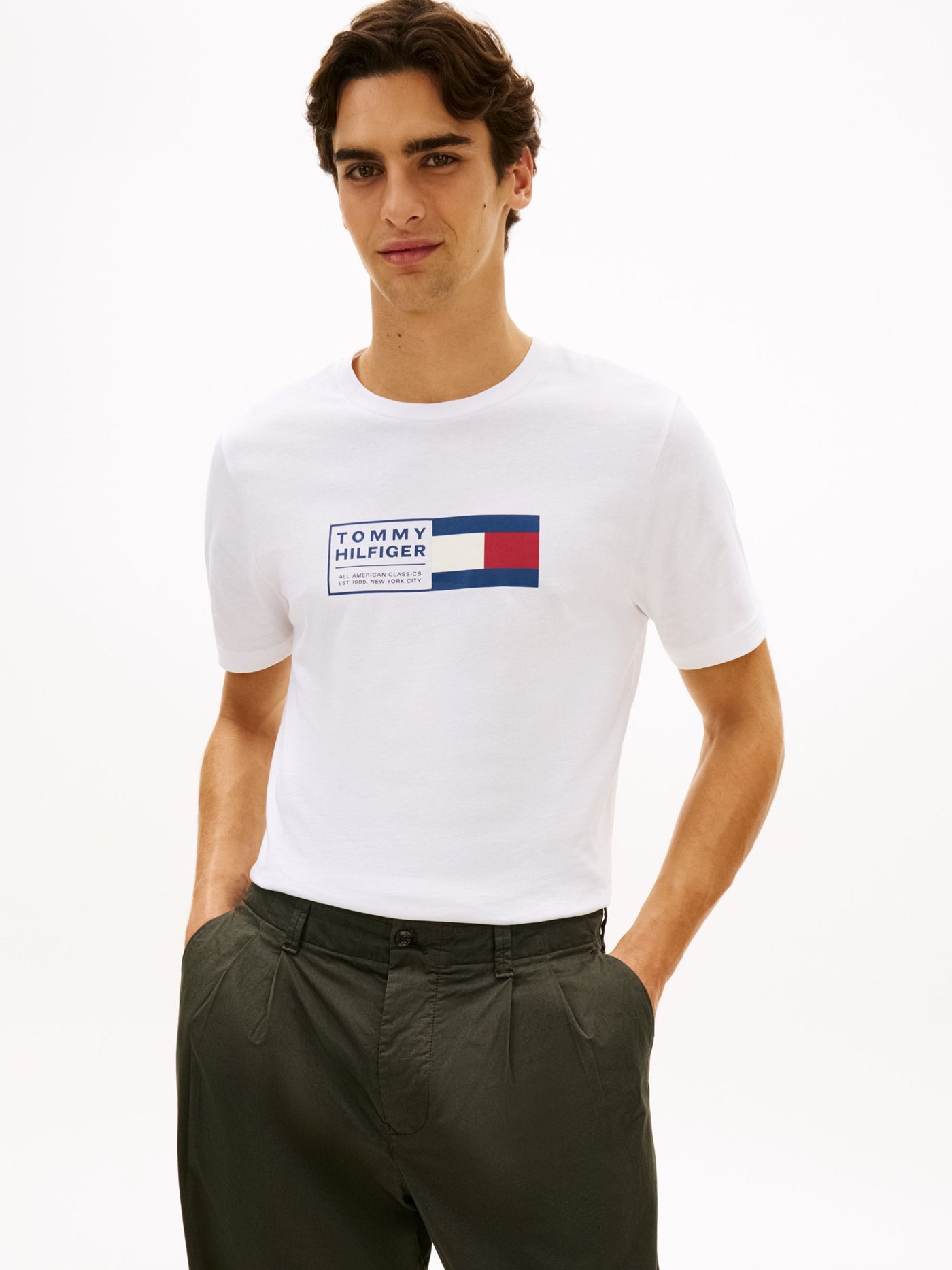 Camiseta Tommy Hilfiger Hombre Brand Love Text Box · imagen 1