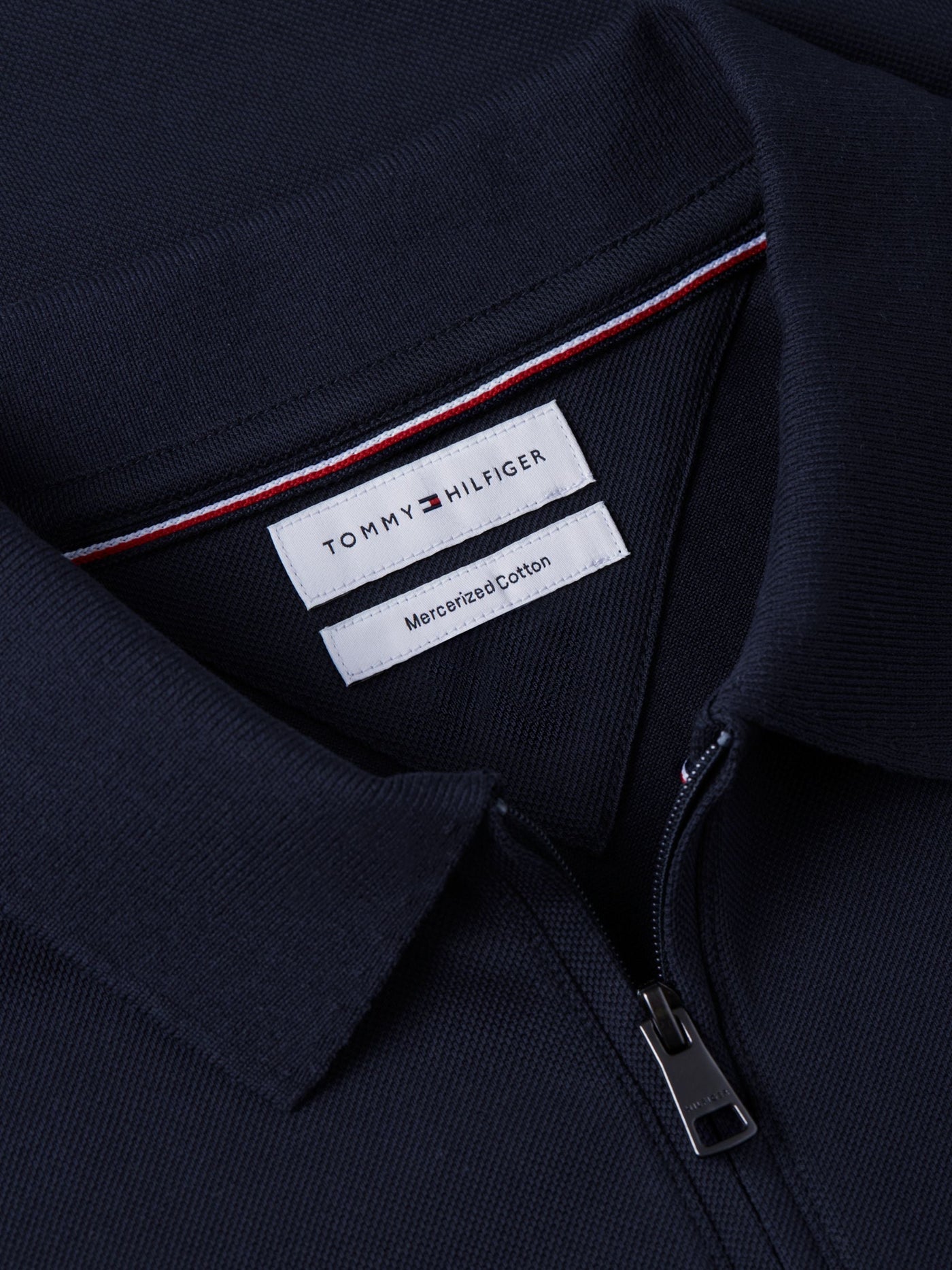 Polo Mercerised Zip Azul Marino | Tommy Hilfiger · imagen 6