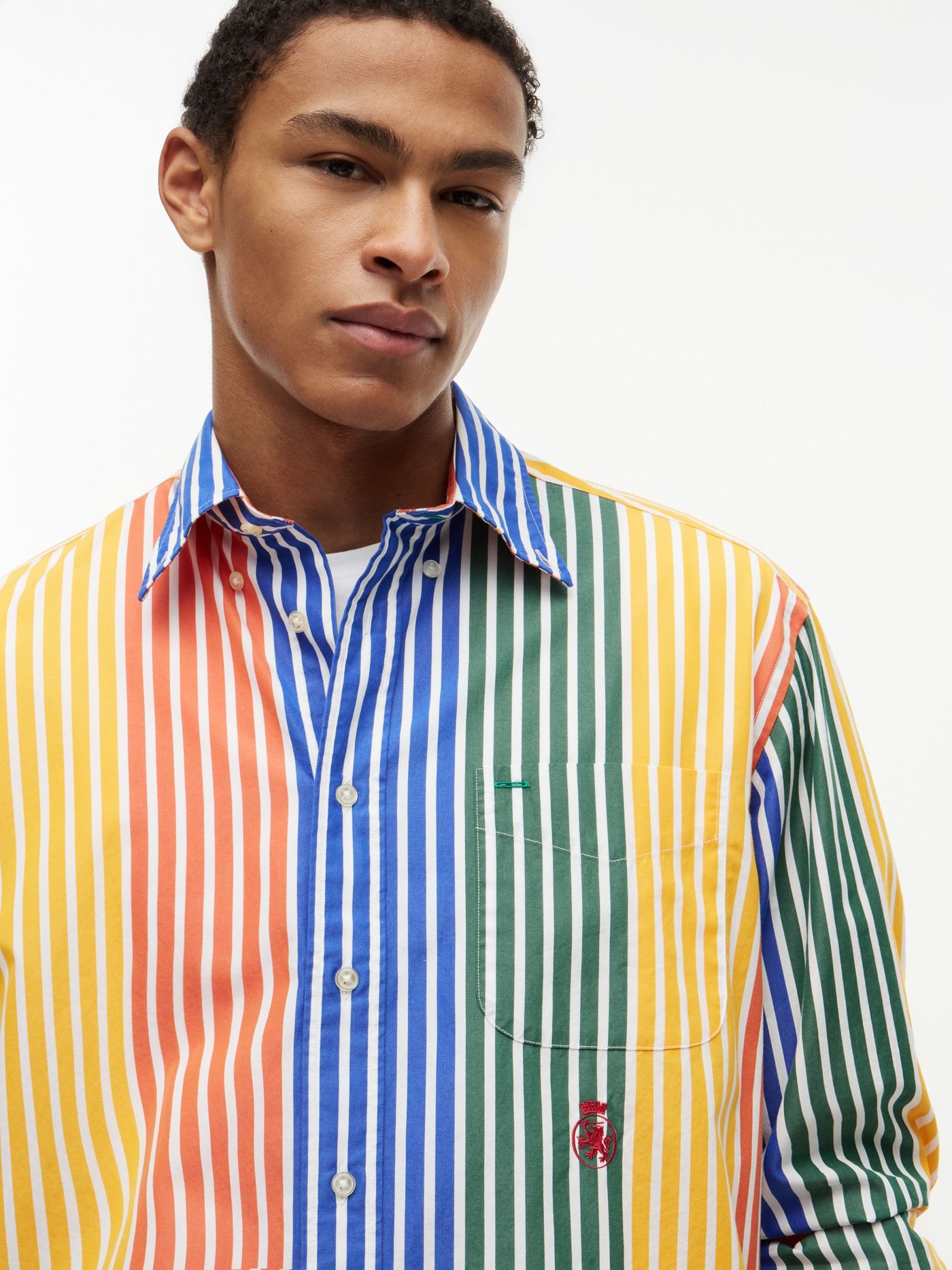 Camisa Prep Icon Stripe Naranja | Tommy Hilfiger · imagen 3