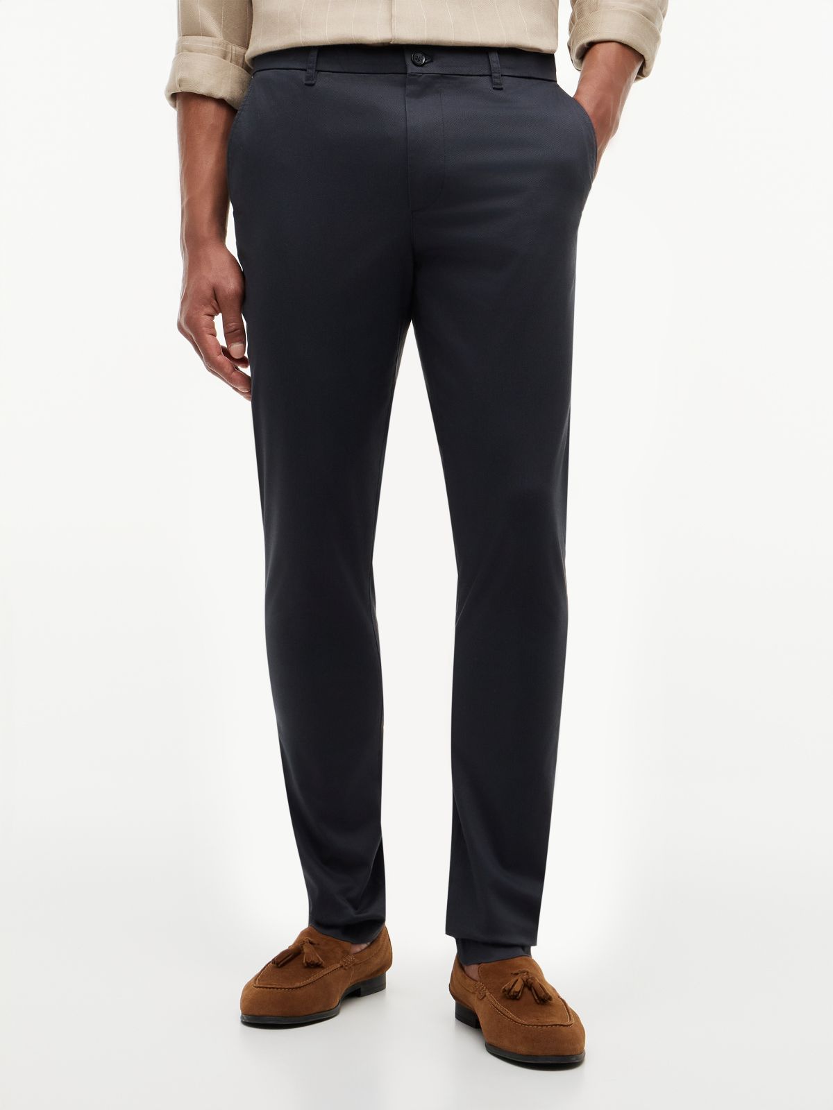 Pantalón Bleecker Printed Structure Azul Marino | Tommy Hilfiger · imagen 1