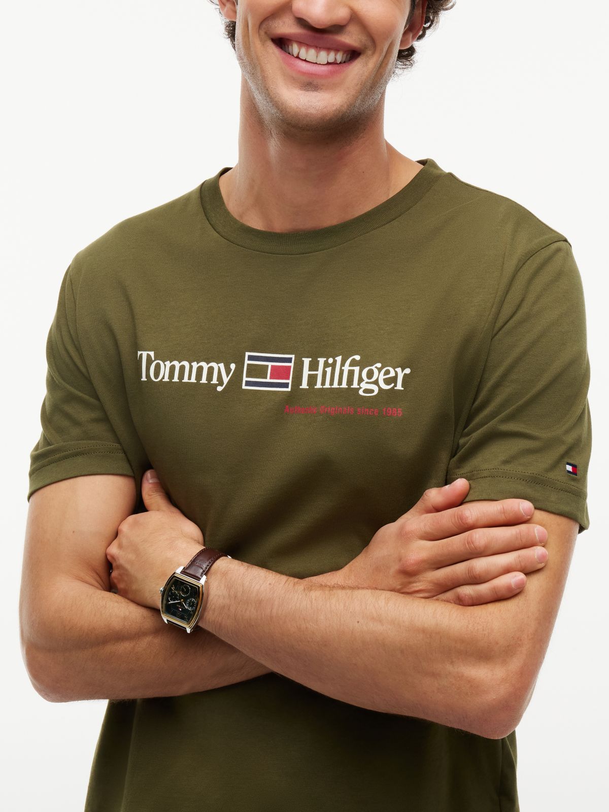 Camiseta Brand Love Graphic Verde Caza | Tommy Hilfiger · imagen 3