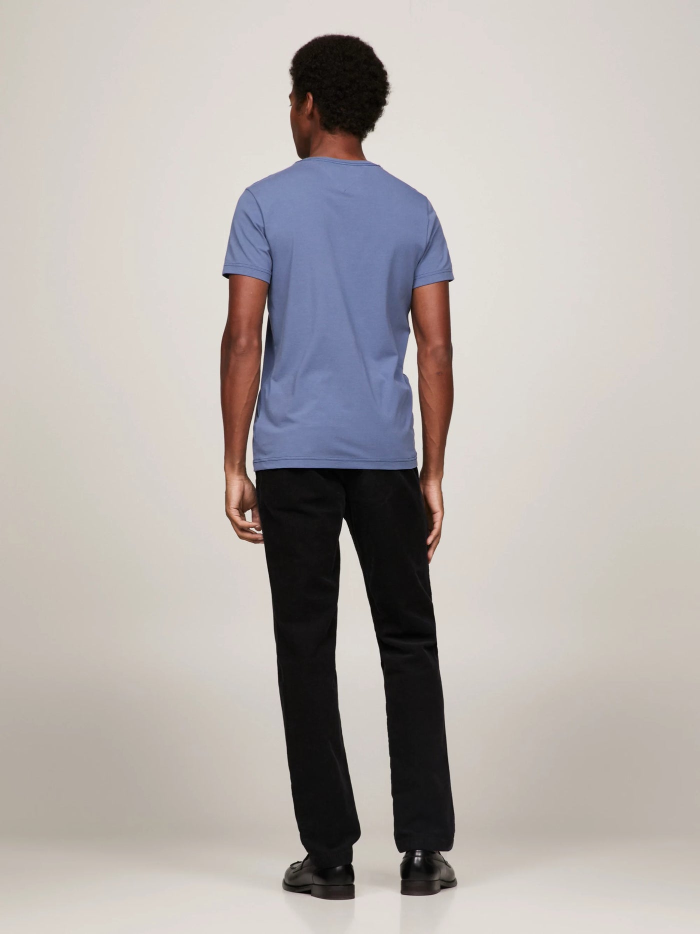Camisetas Tommy Hilfiger Hombre Stretch Slim Fit Tee · Azul marino · imagen 4