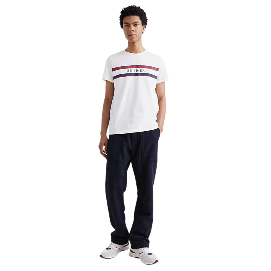 Camisetas Tommy Hilfiger Hombre Chest Hilfiger Stripe Tee