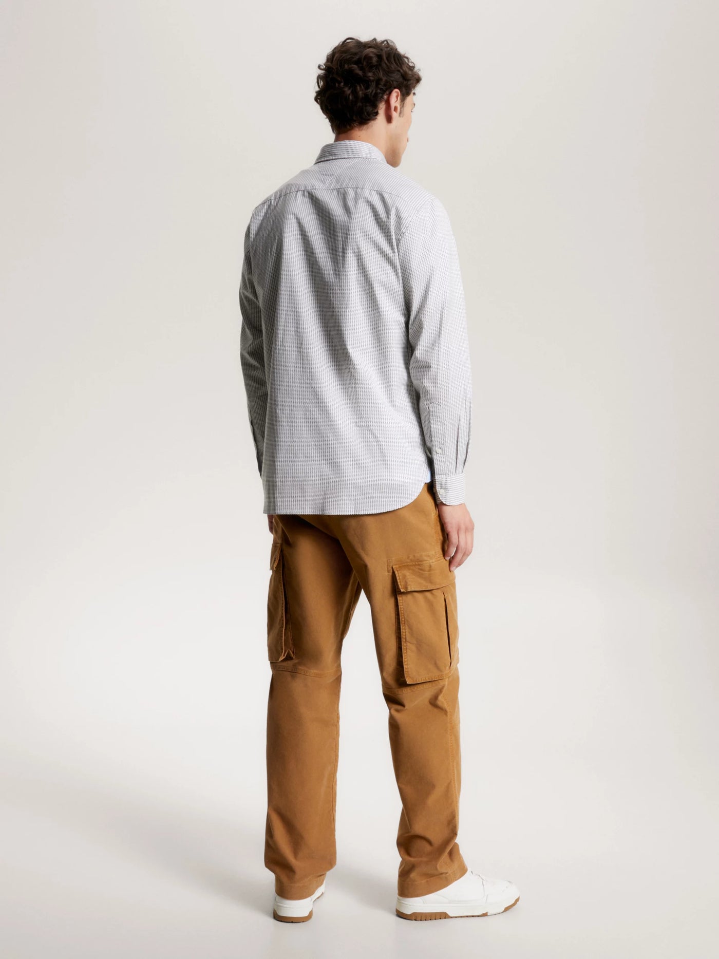Camisas Tommy Hilfiger Hombre Natural Soft Flex Print Rf Shirt · imagen 5