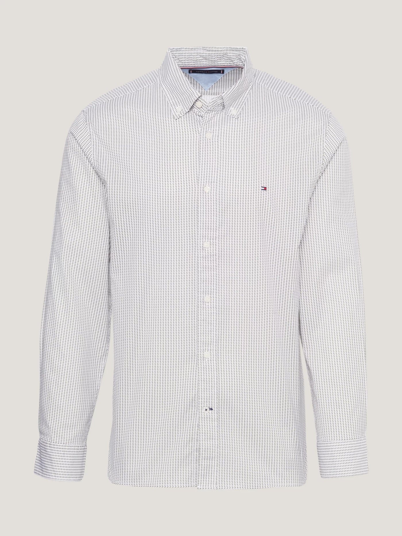 Camisas Tommy Hilfiger Hombre Natural Soft Flex Print Rf Shirt · imagen 6