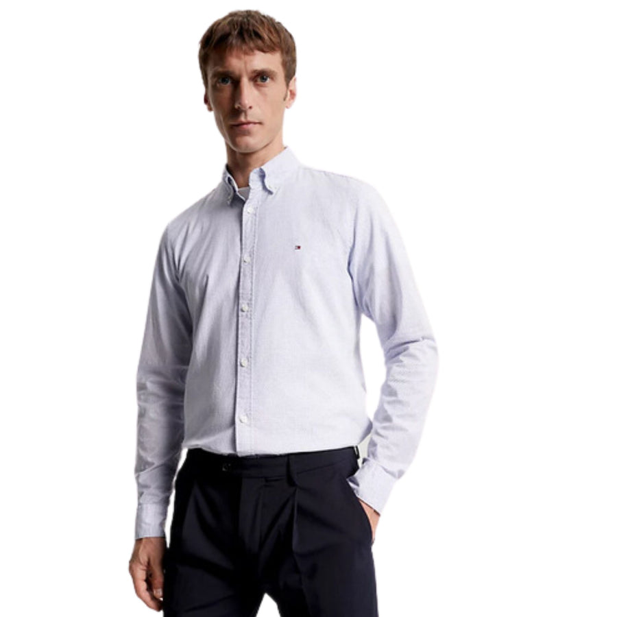 Camisas Tommy Hilfiger Hombre Natural Soft Flex Prt Sf Shirt