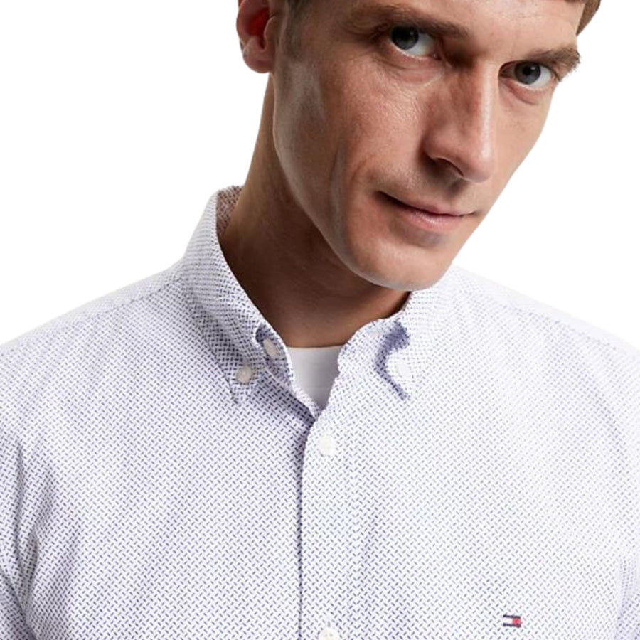 Camisas Tommy Hilfiger Hombre Natural Soft Flex Prt Sf Shirt