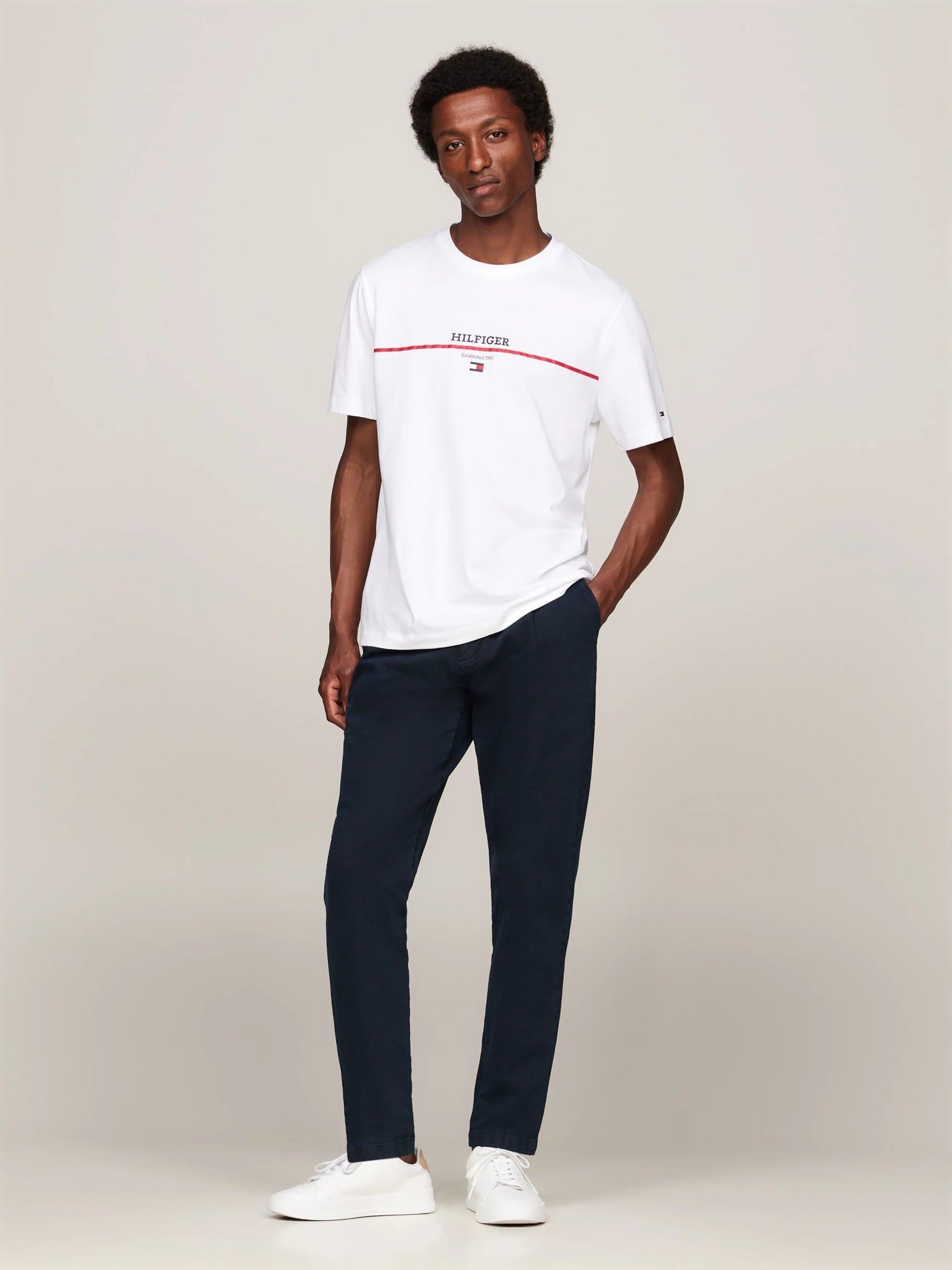 Camisetas Tommy Hilfiger Hombre Hilfiger Stripe Tee · imagen 2