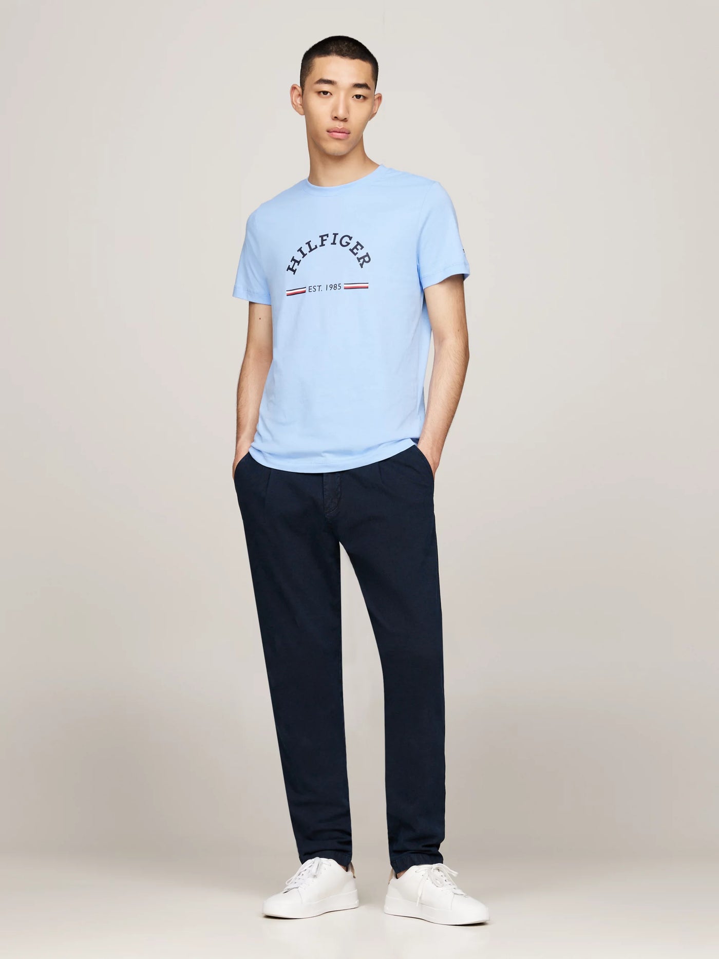 Camisetas Tommy Hilfiger Hombre Rwb Arch Gs Tee · Negro · imagen 2