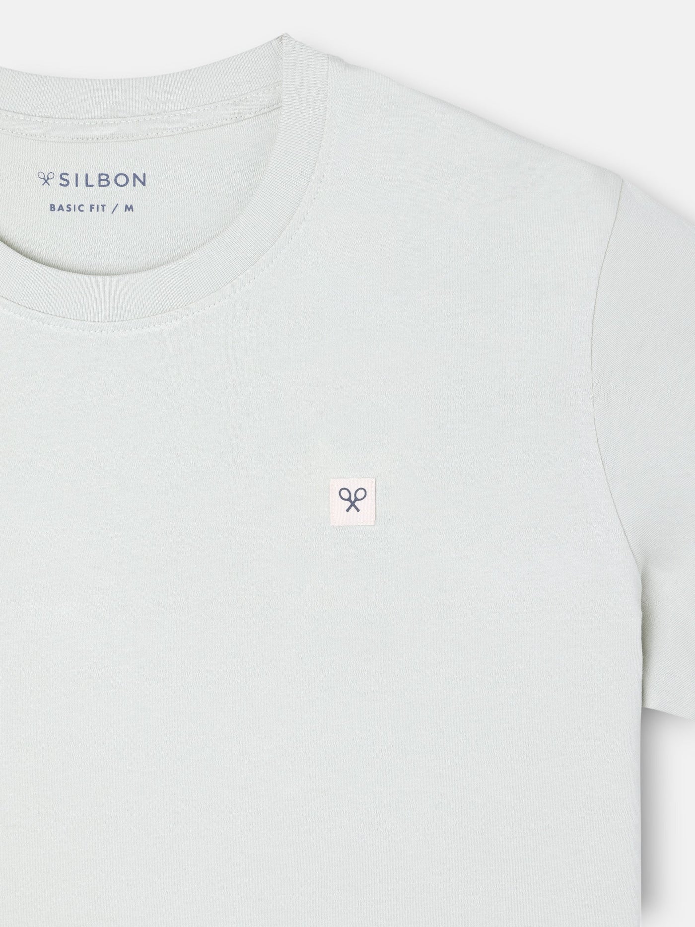 Camiseta Silbon Hombre Lisa Parche Verde Claro · imagen 3