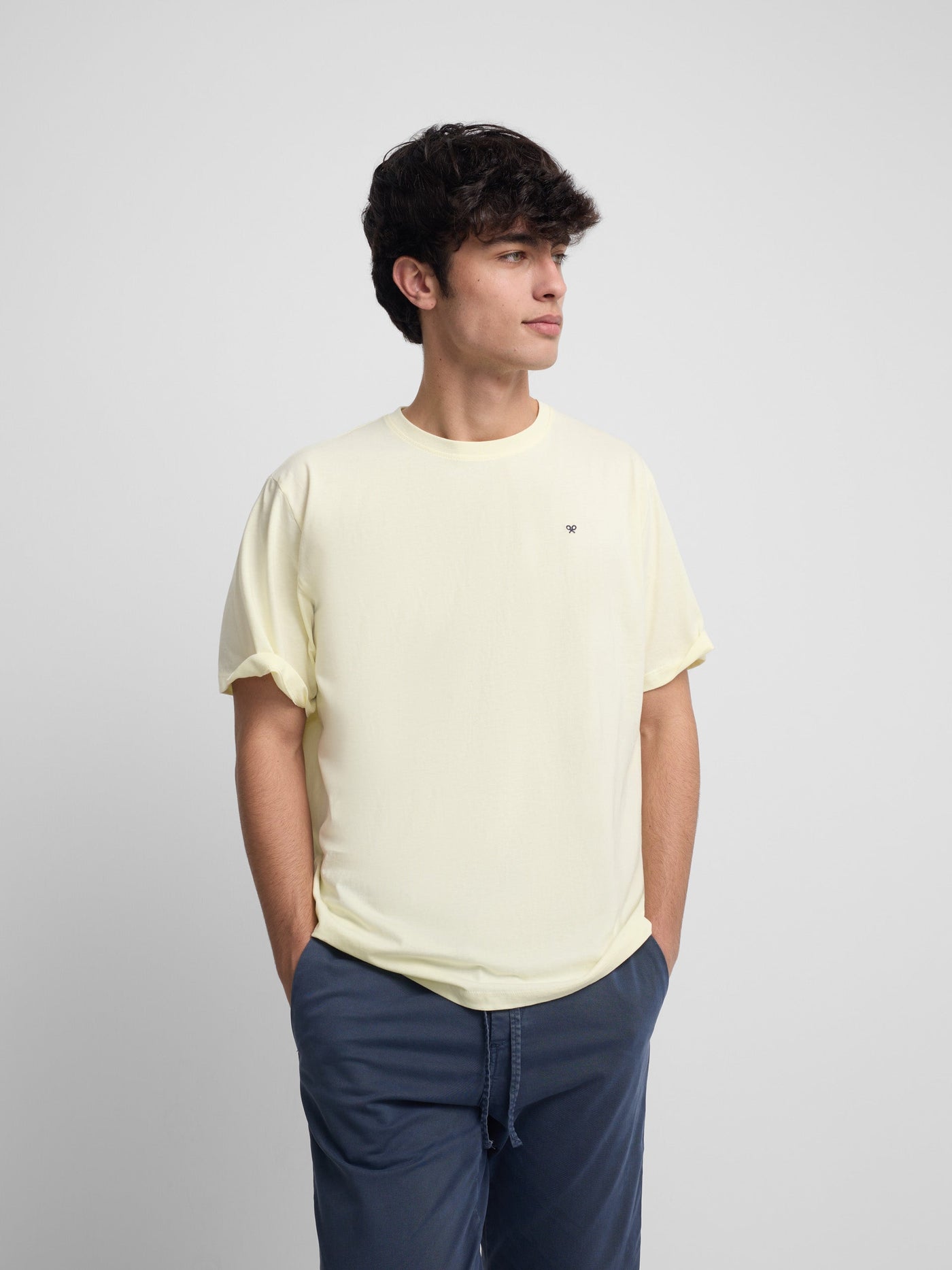 Camiseta Silbon Hombre Minilogo Amarillo · imagen 6