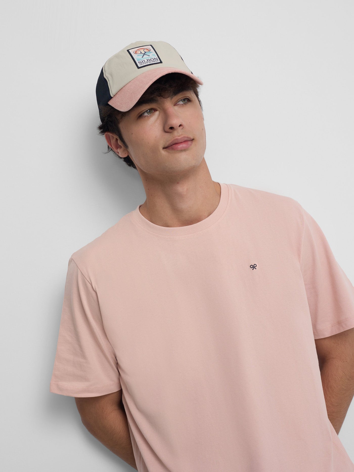 Camiseta Silbon Hombre Minilogo Rosa · imagen 6