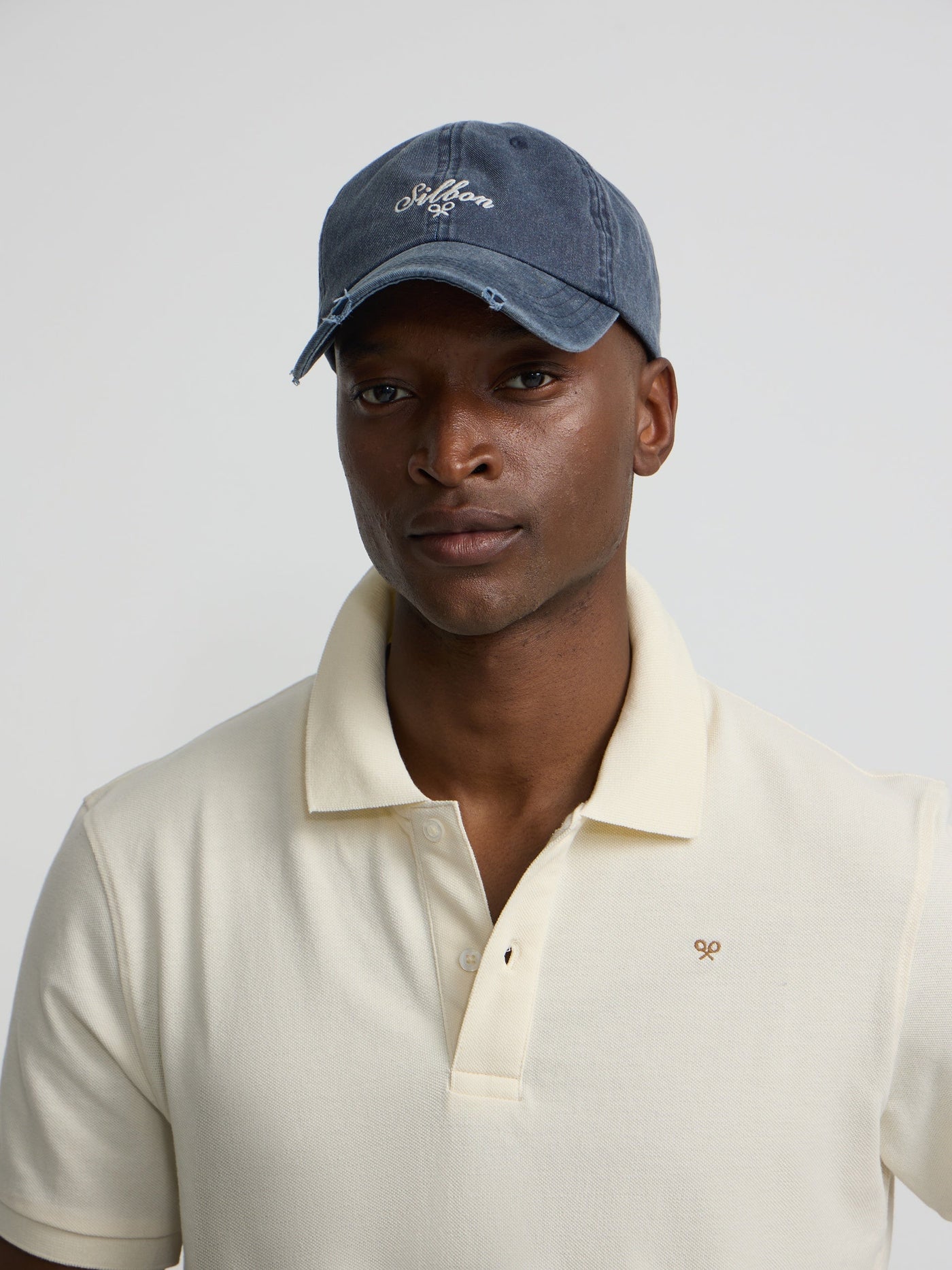 Polo Silbon Hombre Clásico Liso Crema · imagen 3