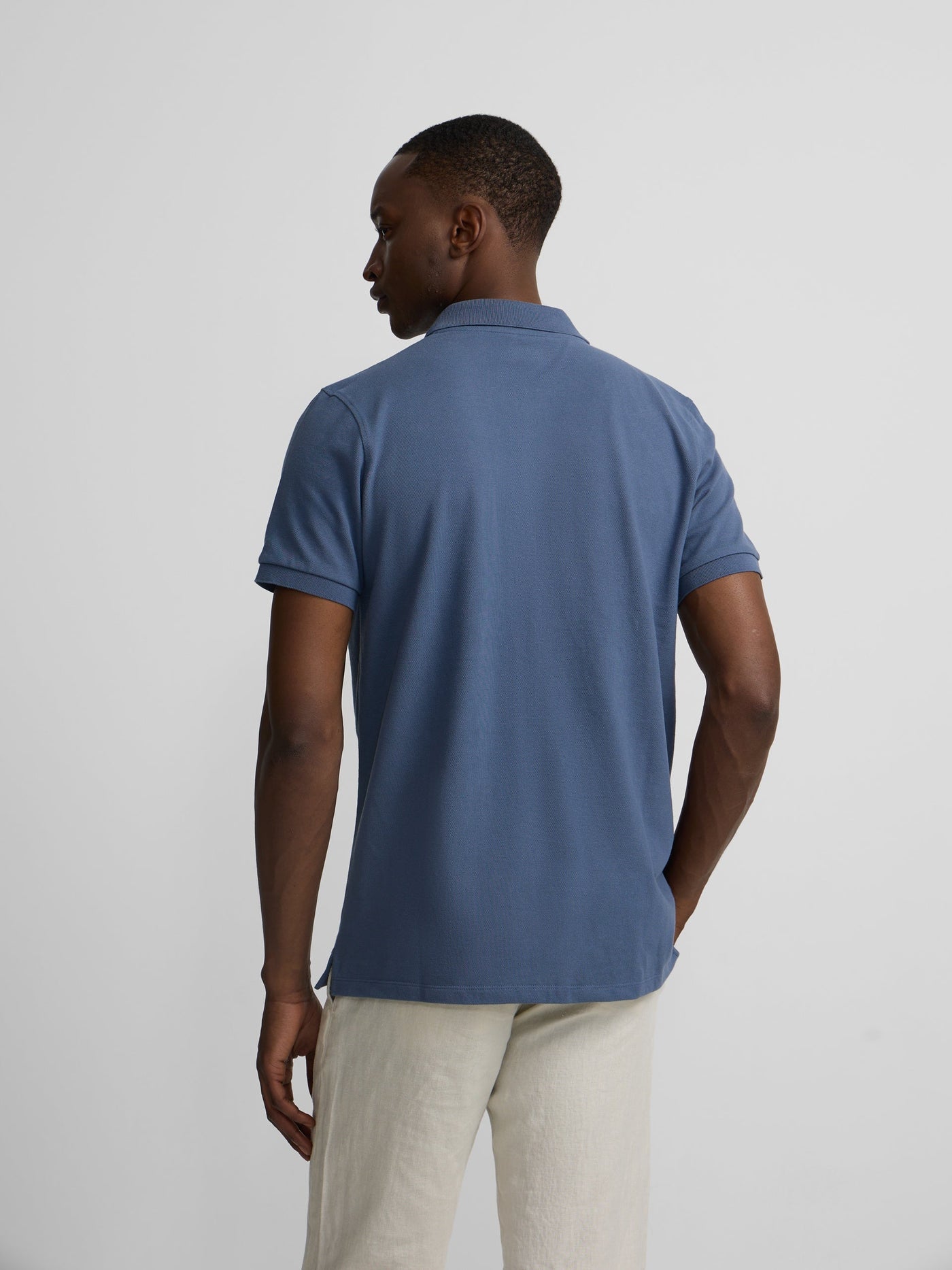 Polo Silbon Hombre Clásico Liso Índigo - Azul · imagen 6
