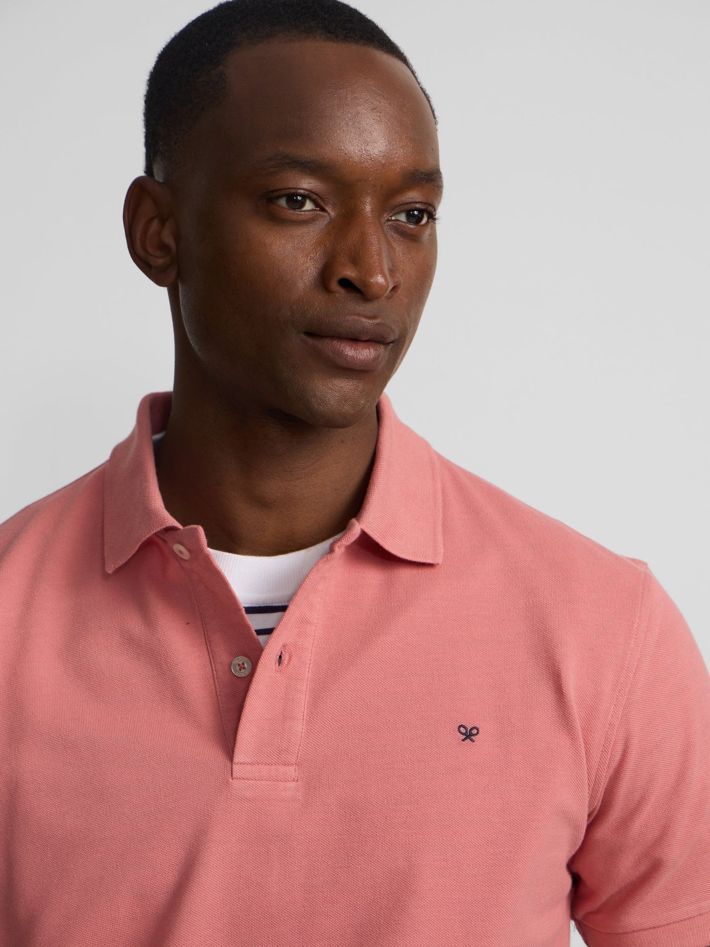 Polo Silbon Hombre Clásico Liso Coral · imagen 7