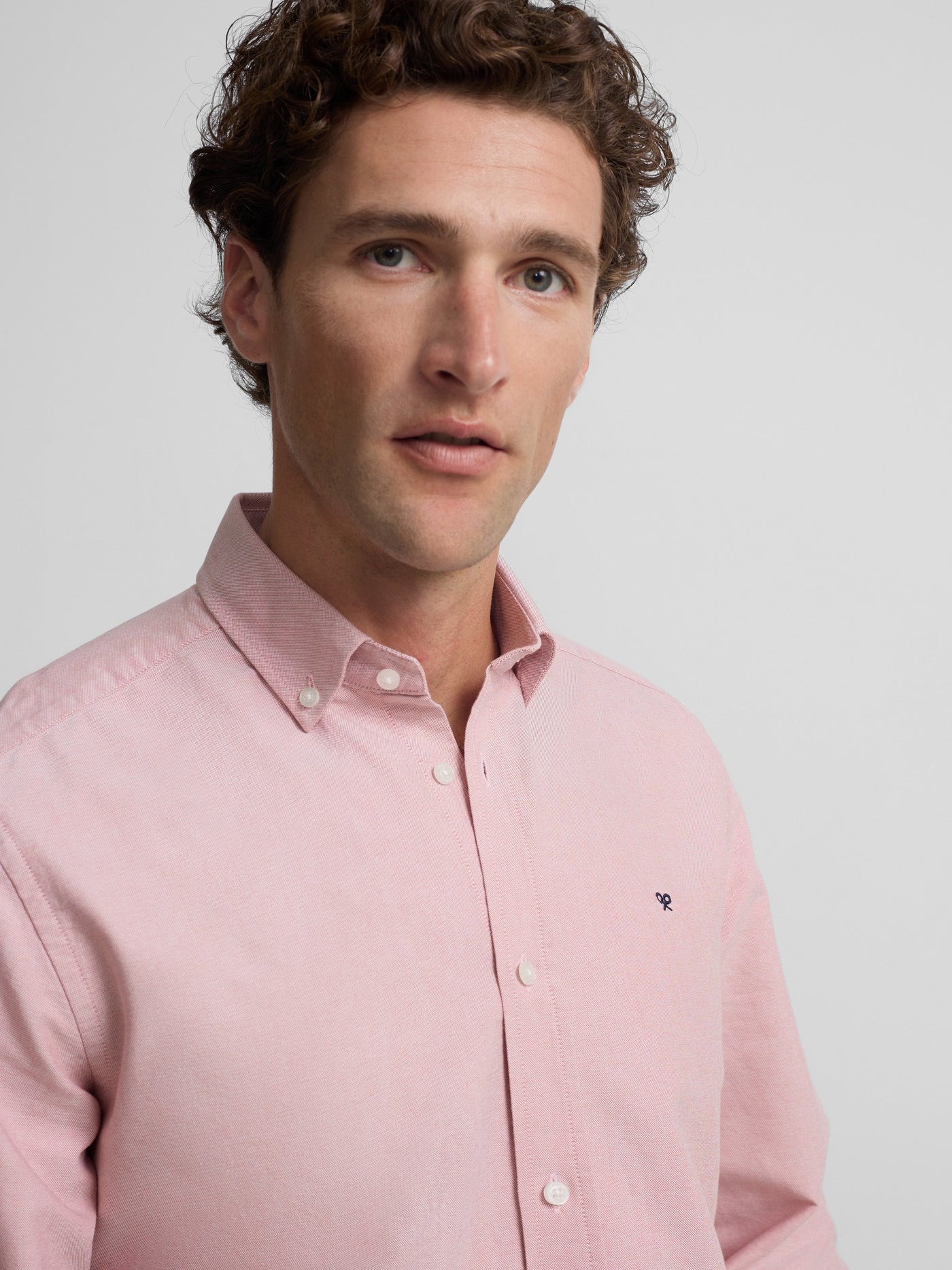 Camisa Silbon Hombre Sport Oxford Coral · imagen 3