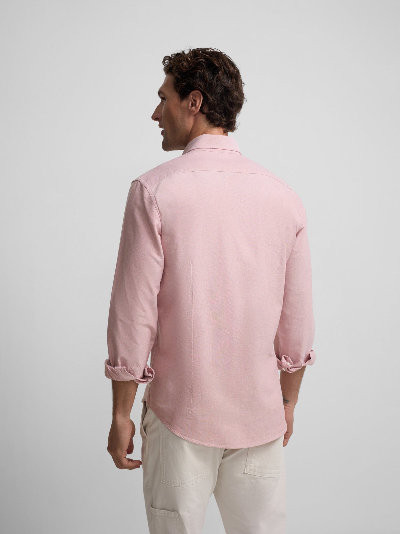 Camisa Silbon Hombre Sport Oxford Coral · imagen 4
