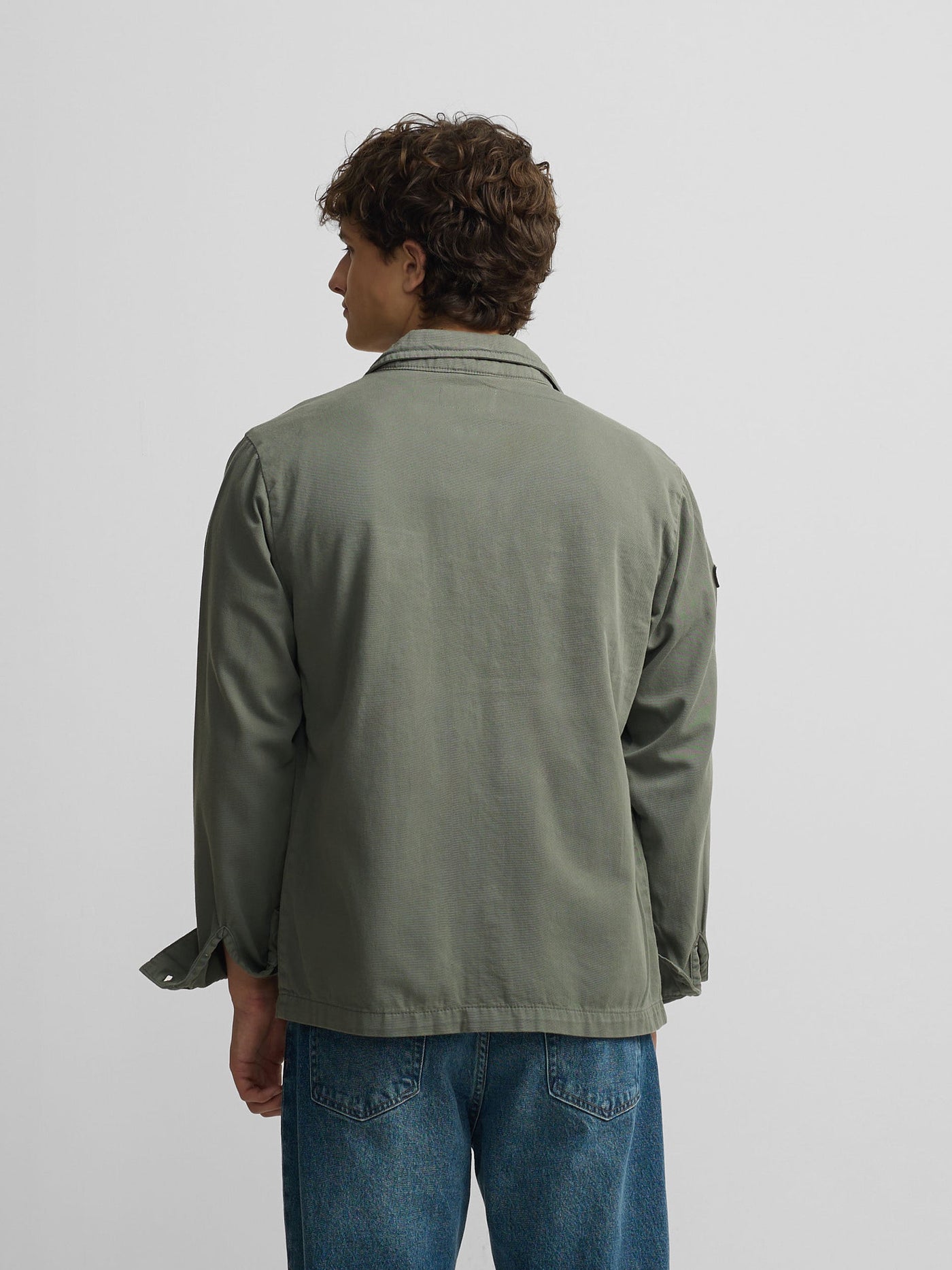 Sobrecamisa Silbon Hombre Parches Azul Petróleo · imagen 9