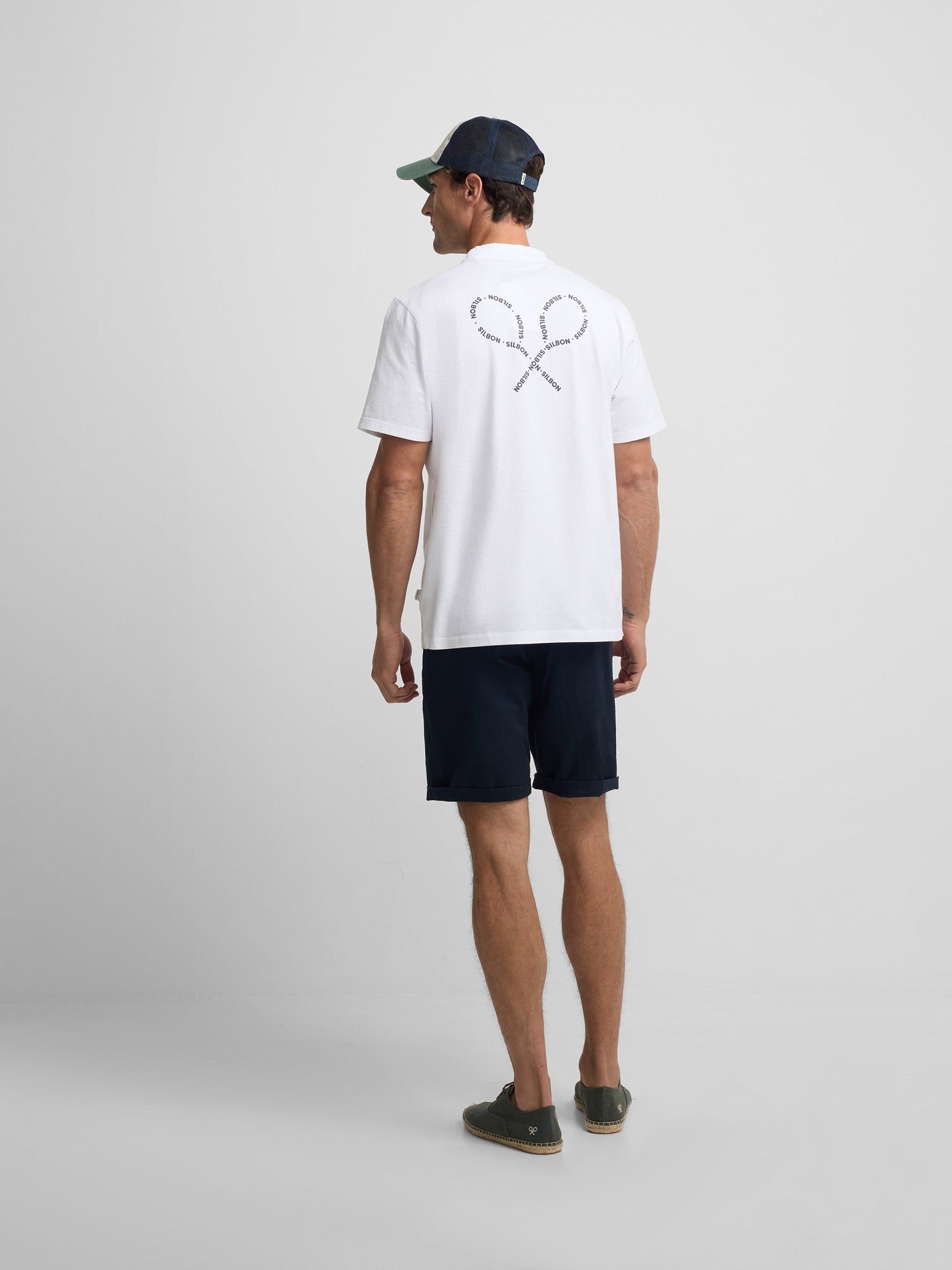 Camiseta Silbon Hombre Raquetas Lettering Blanco · imagen 7