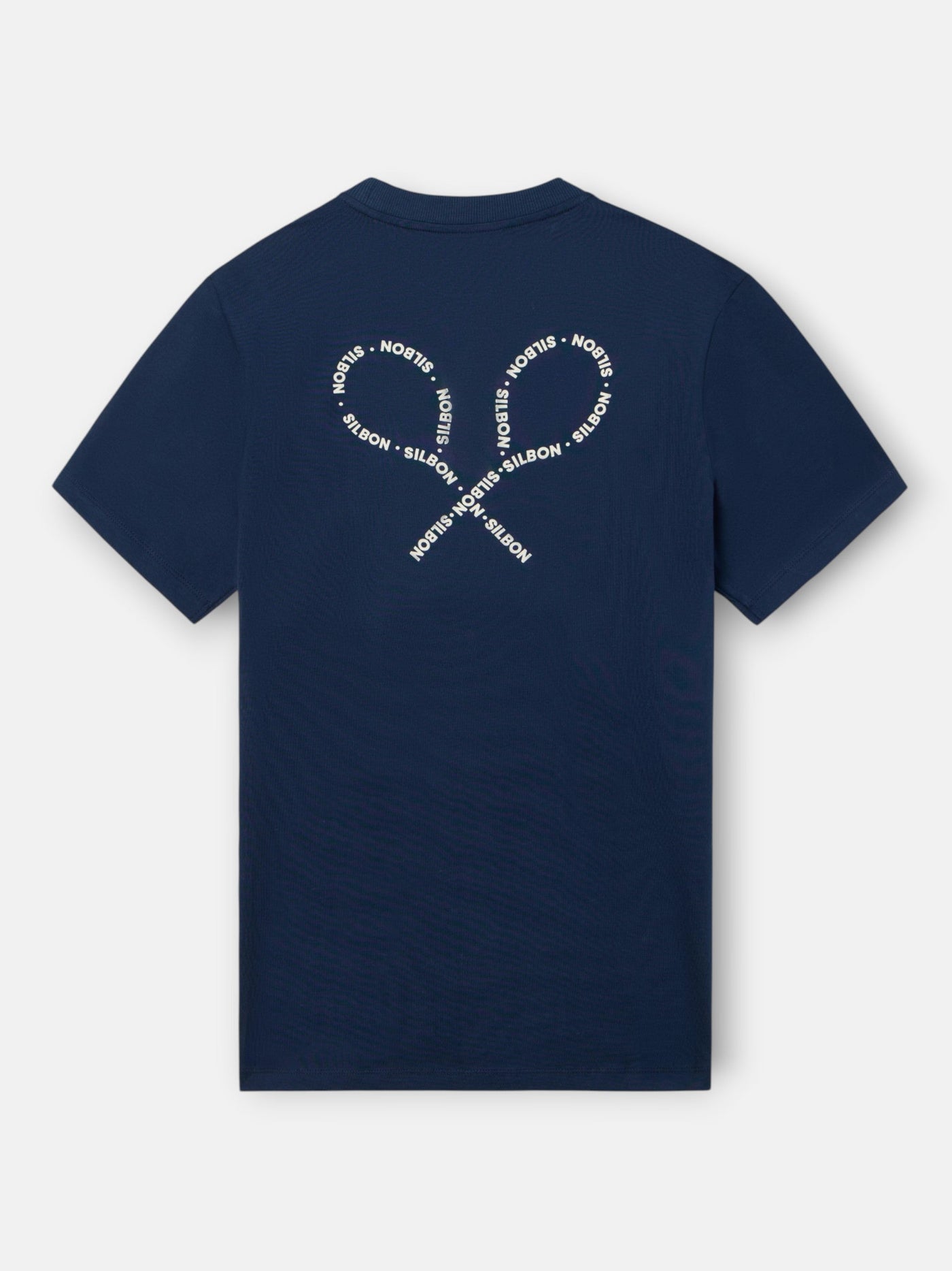 Camiseta Silbon Hombre Raquetas Lettering Azul · imagen 6