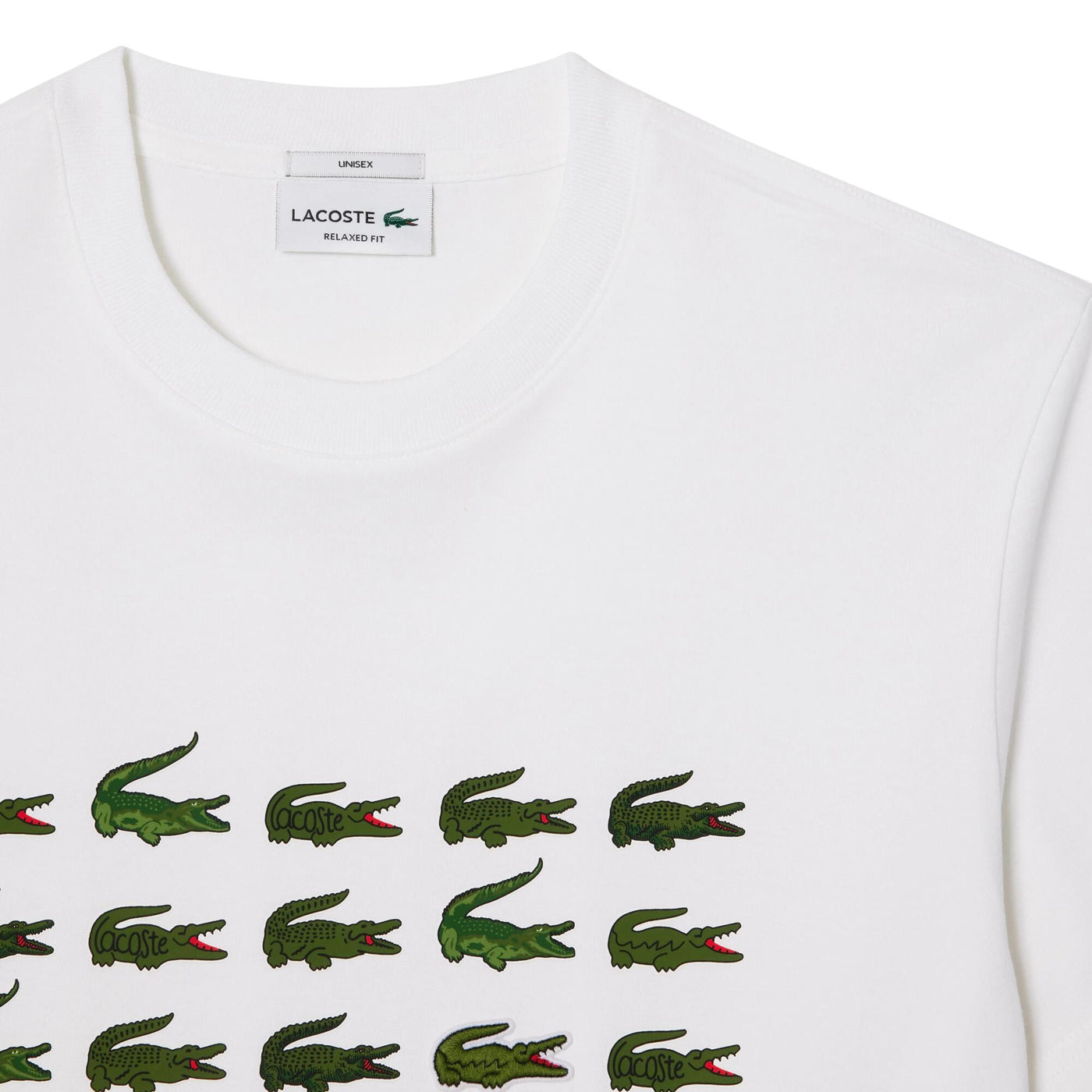 Camisetas Lacoste Hombre Tee-Shirt · Rojo Marron · imagen 5