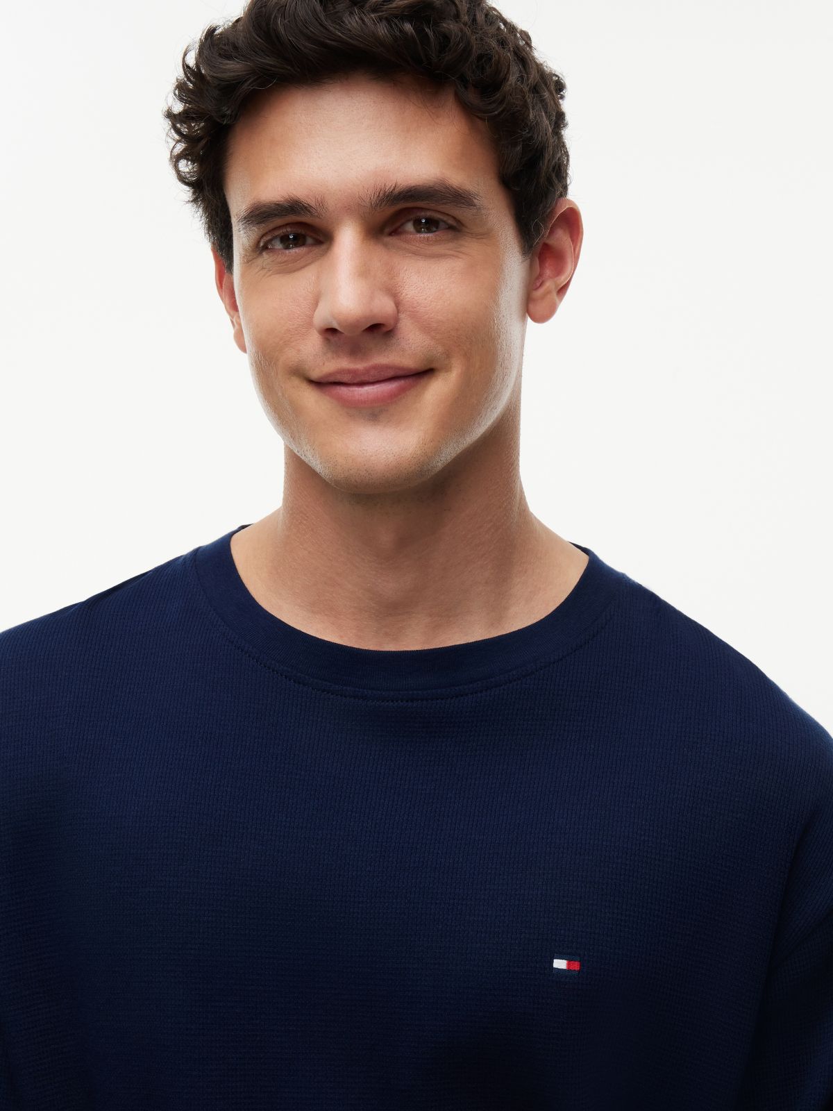 Pijama Largo Waffle Azul Marino | Tommy Hilfiger · imagen 2