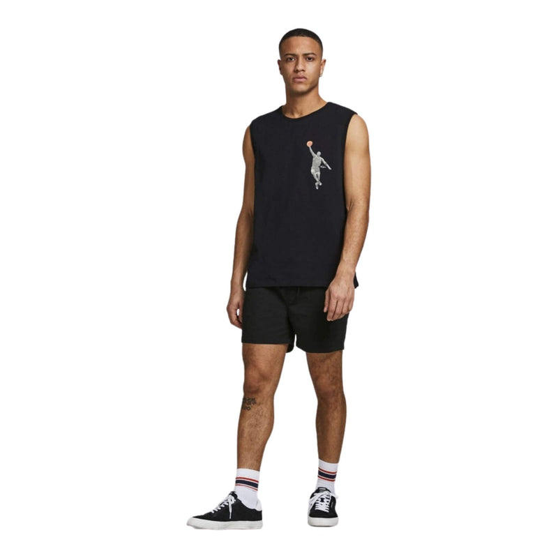 Pantalon Cortos Jpstjeff Jjjogger Shorts Lc Black | Jack & Jones