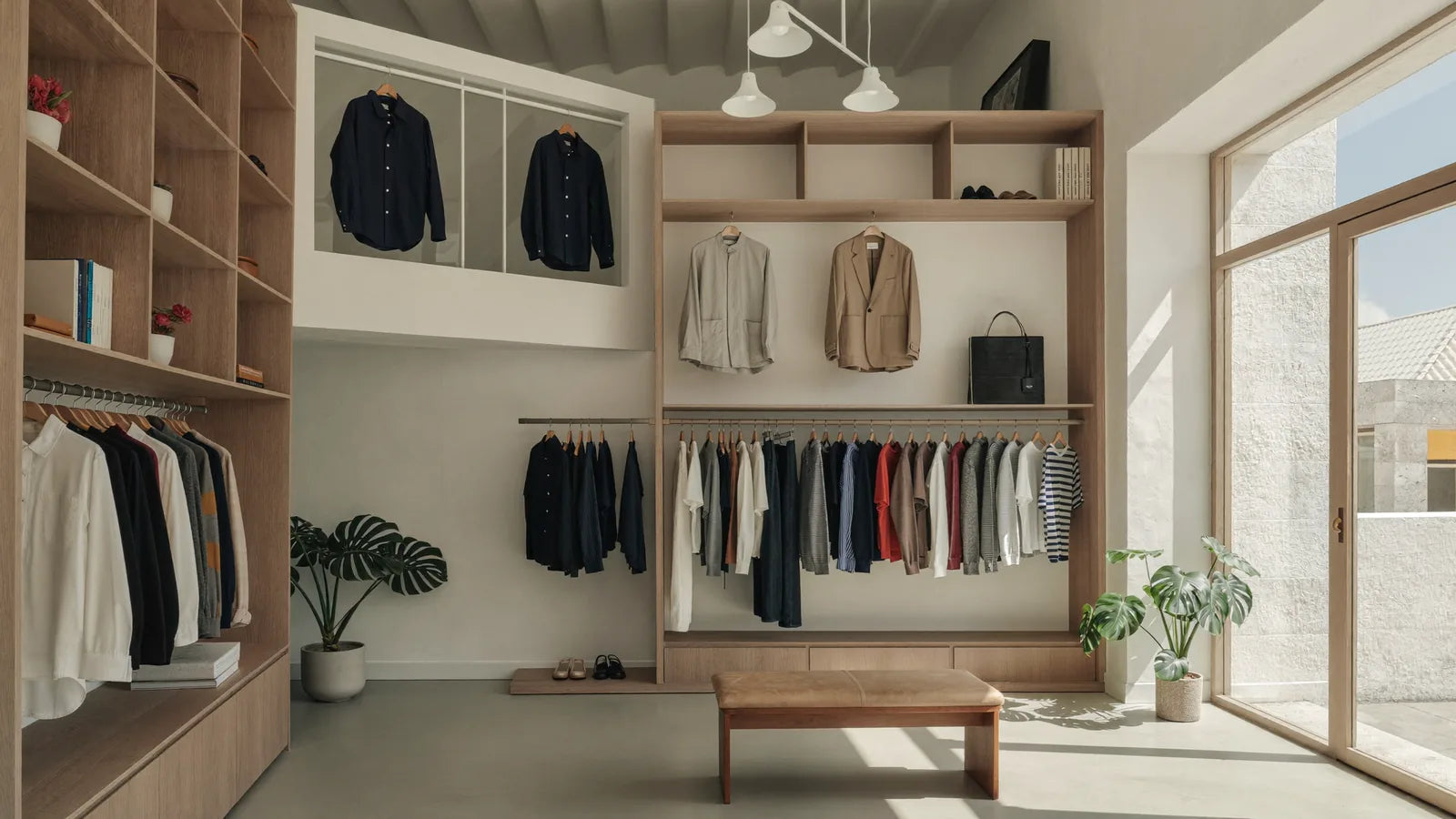 Interior de la tienda Medina Menswear en Arrecife
