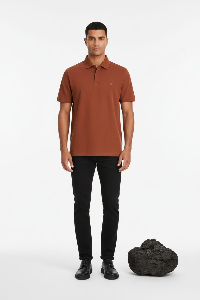 Polo Jprccrodney Ss | Jack & Jones · Negro Marron · imagen 2