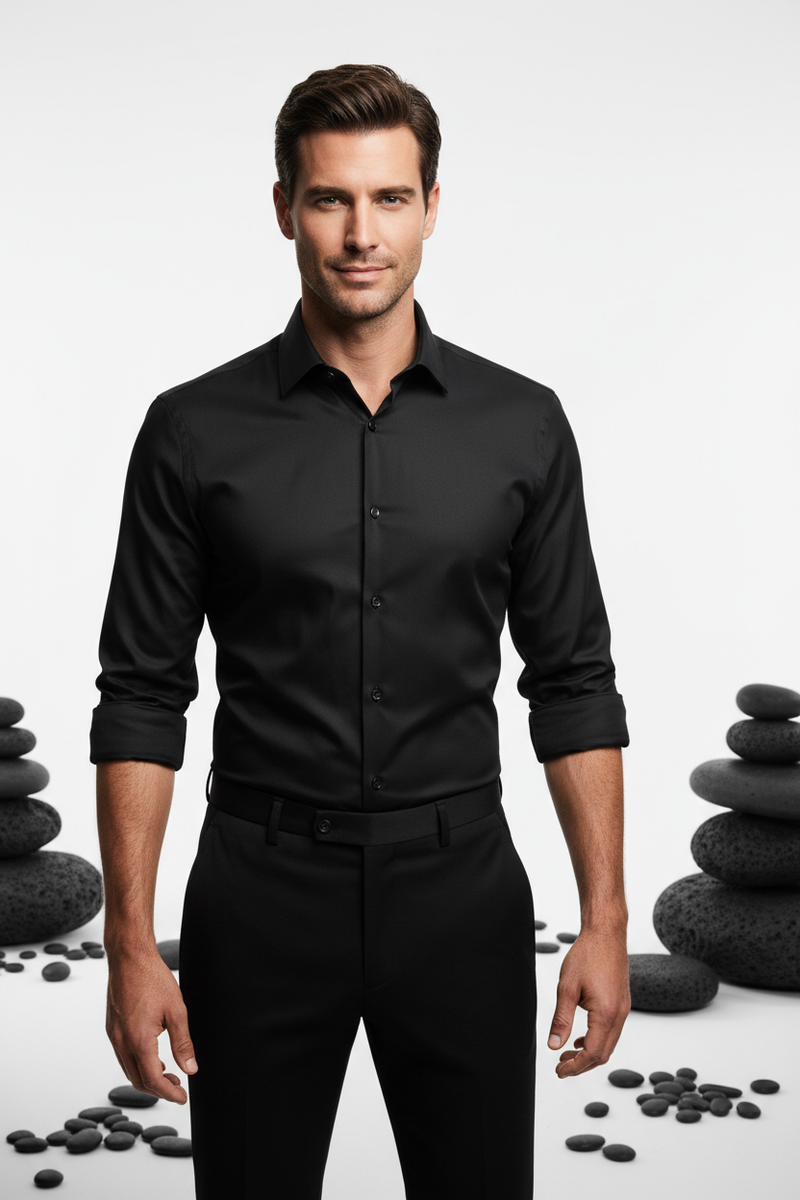 JACK and JONES Camisa Jjprparma Shirt Black | Jack & Jones