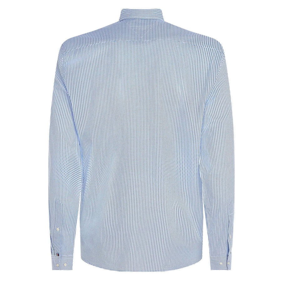 Mw0Mw328300Gy Camisas Tommy Hilfiger Hombre Natural Soft Flex Print Rf Shirt