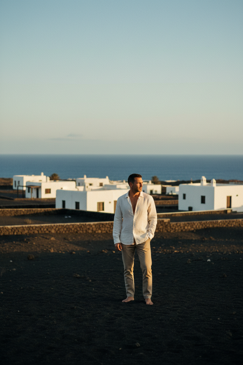 Tres generaciones vistiendo Lanzarote.
