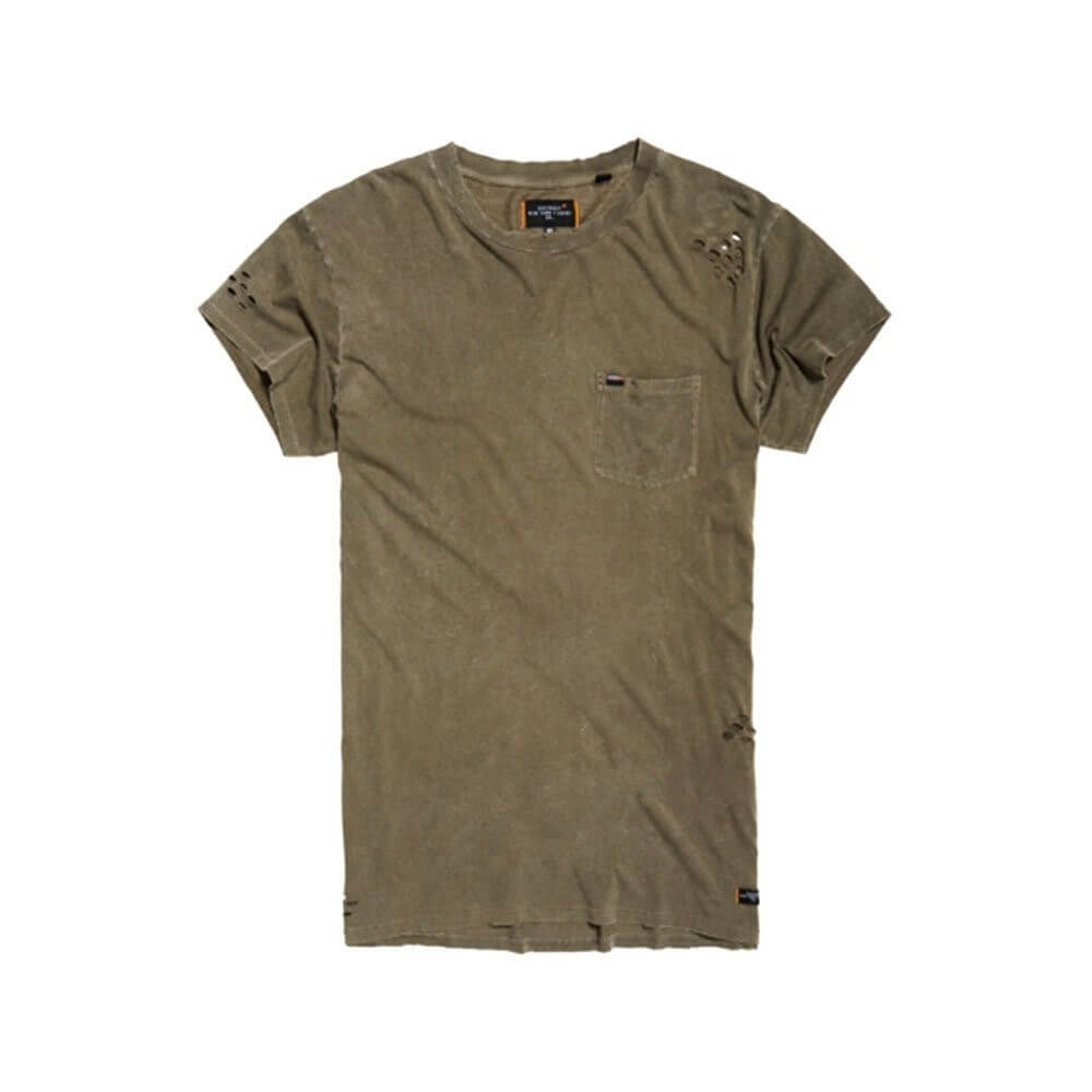 SUPERDRY DESTROY LONGLINE TEE (M10013HQ) · imagen 1
