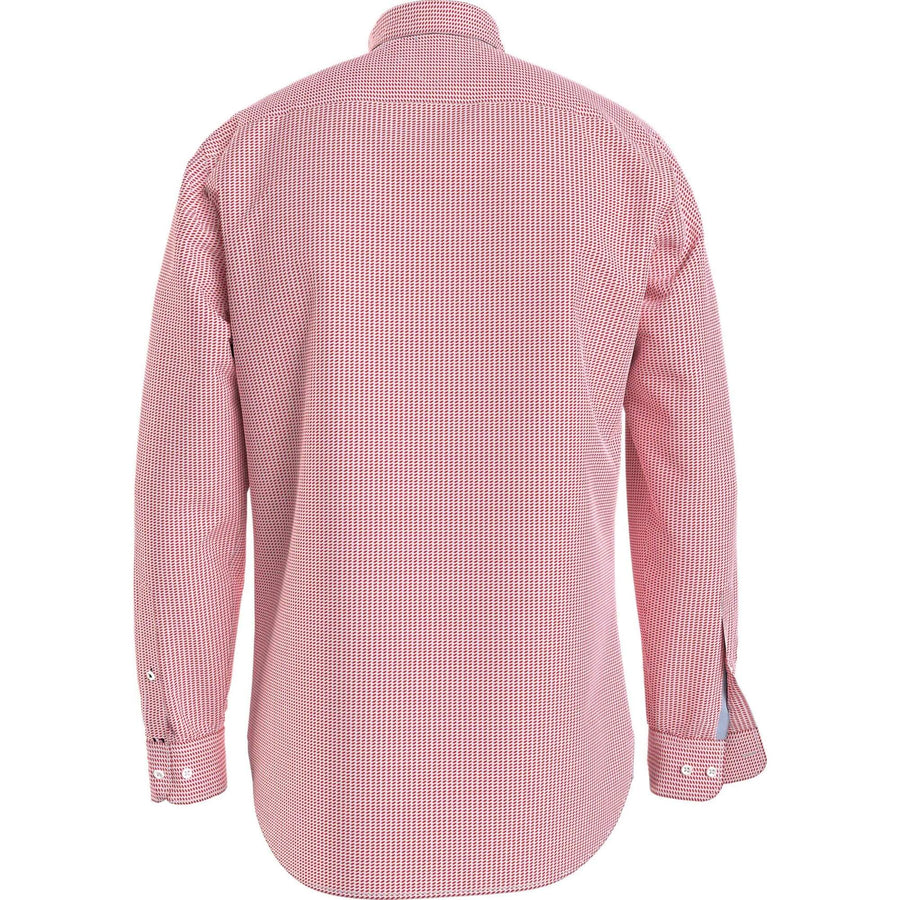 Mw0Mw328300Kp Camisas Tommy Hilfiger Hombre Natural Soft Flex Print Rf Shirt