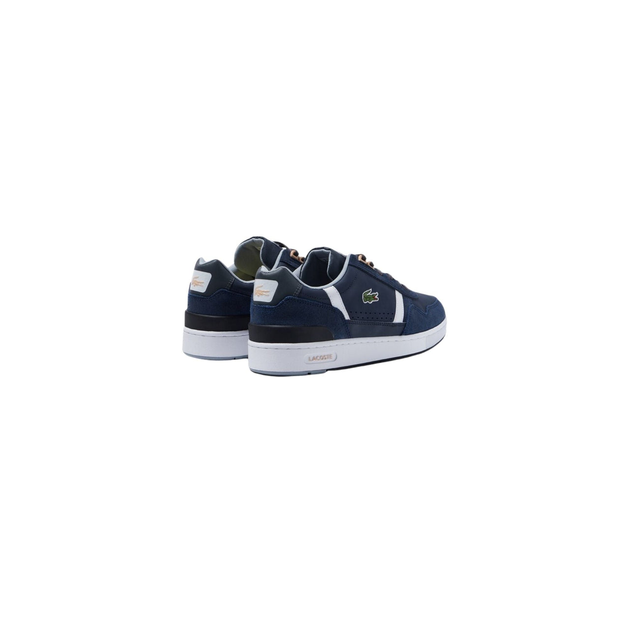 44SMA0034092 Zapatillas lacoste men's t-clip leather and suede sneakers