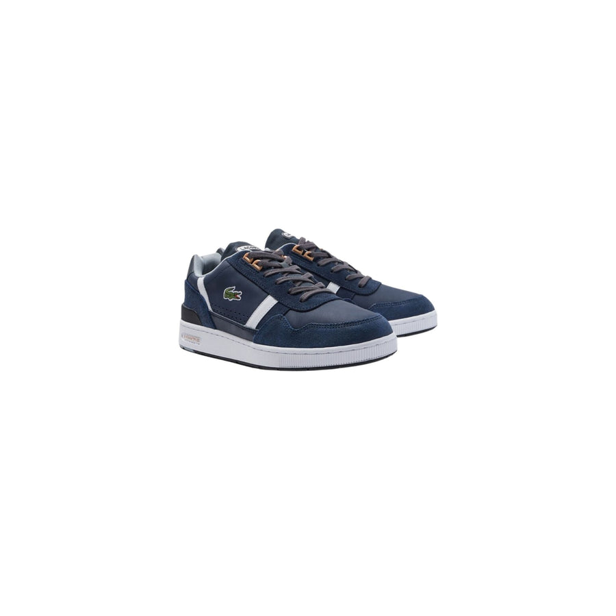 44SMA0034092 Zapatillas lacoste men's t-clip leather and suede sneakers