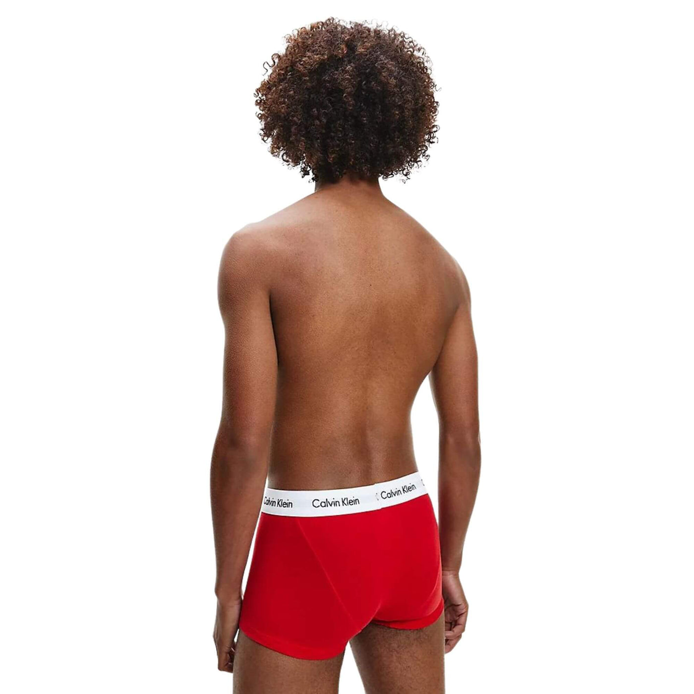 0000u2664gi03 Calzoncillo Boxer Calvin Klein 3P Low Rise Trunk · Azul marino Blanco · imagen 3