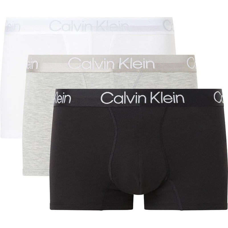 Calzoncillos Calvin Klein Hombre Trunk 3Pk · Negro Gris
