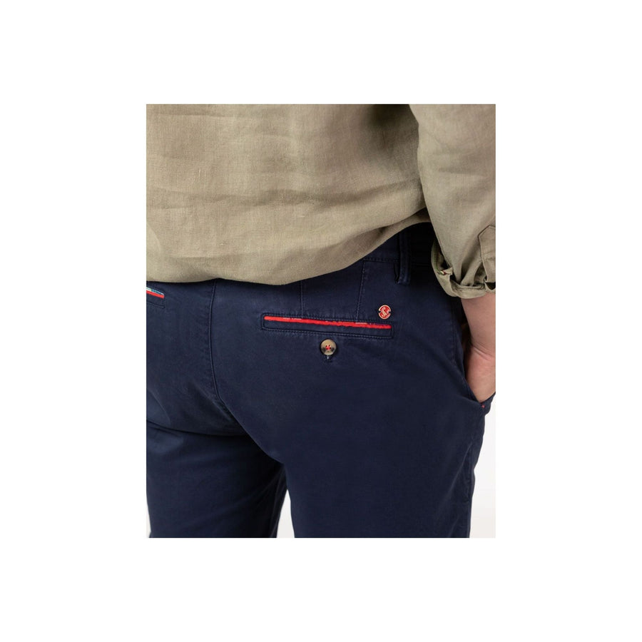 1020S220026 Bermuda el ganso bermudas marino - Medina Menswear®