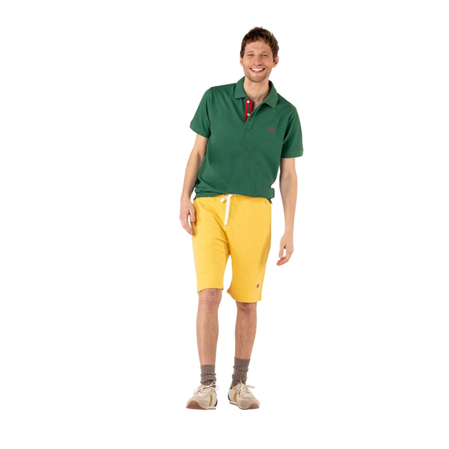 1020S220045 Bermuda chandal el ganso bermuda chandal amarillo - Medina Menswear®