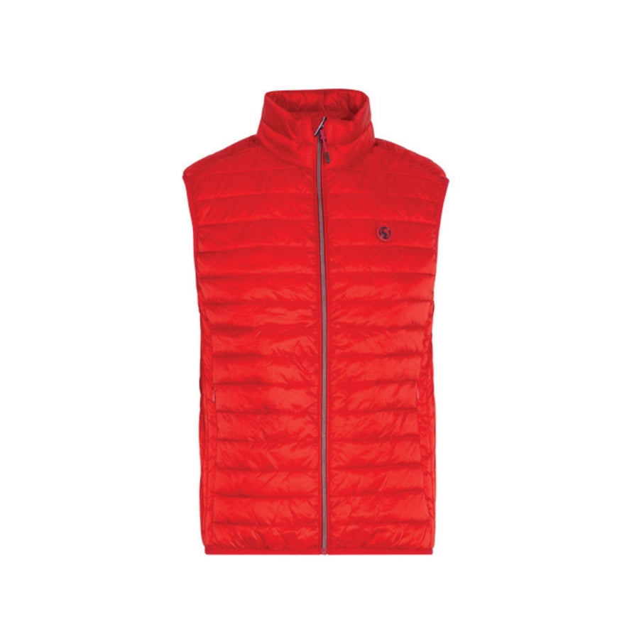 1040S220004 Chaleco el ganso chaleco plumas básico rojo - Medina Menswear®